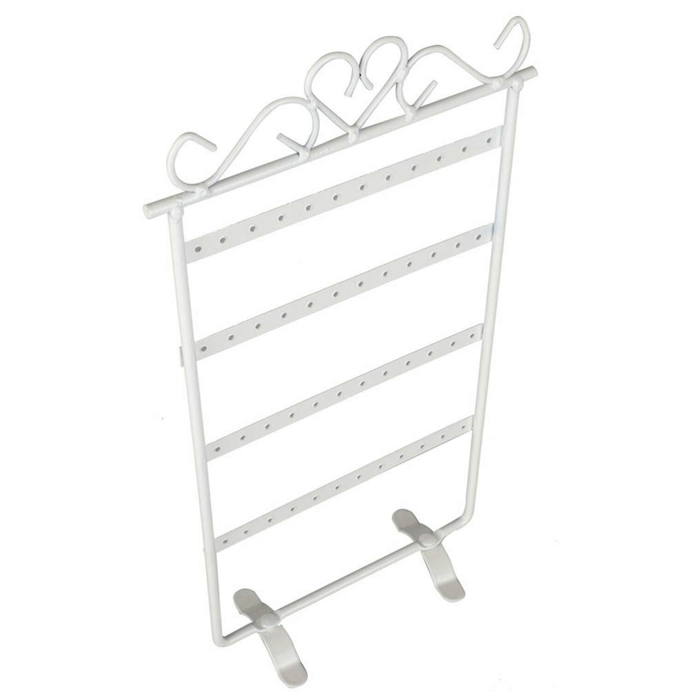 Cabilock 1pc Jewelry Organizer Display - Metal Storage Shelves & Rack for Earrings, Necklaces, Bracelets - Perfect for Bedroom, Closet & Boutique Jewelry Display