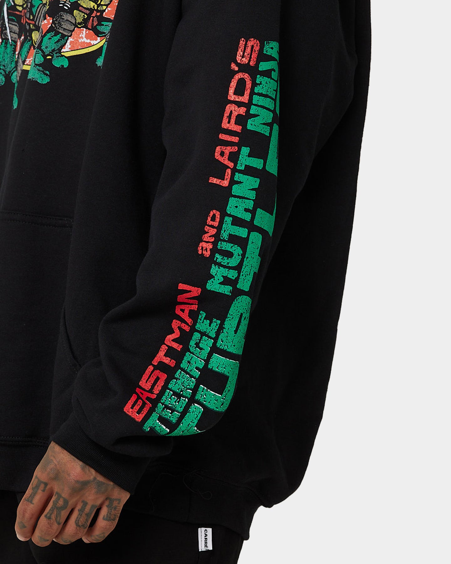 Original Vintage Teenage Mutant Ninja Turtles Hoodie - Black TMNT Graphic Pullover Sweatshirt for Men & Women - Perfect for Cosplay, Comic Con & Streetwear Fashion