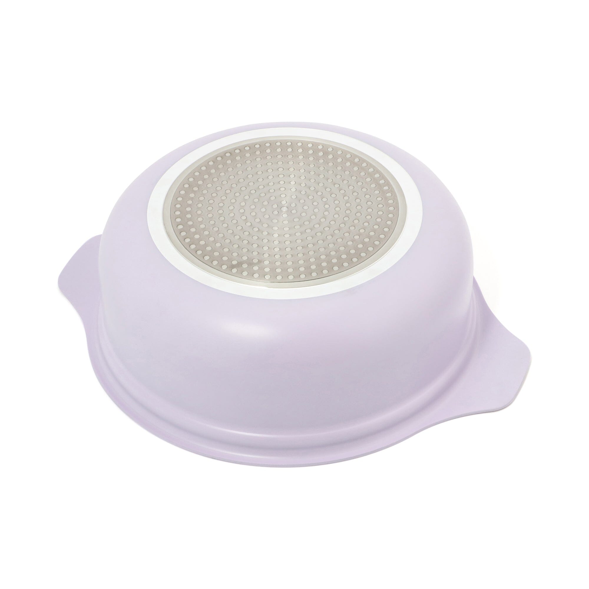 Bicolor Lightweight Nonstick Cooking Pot 24cm Purple - Perfect for Boiling, Steaming & Frying - Ideal for Camping, Dorms & Small Kitchens