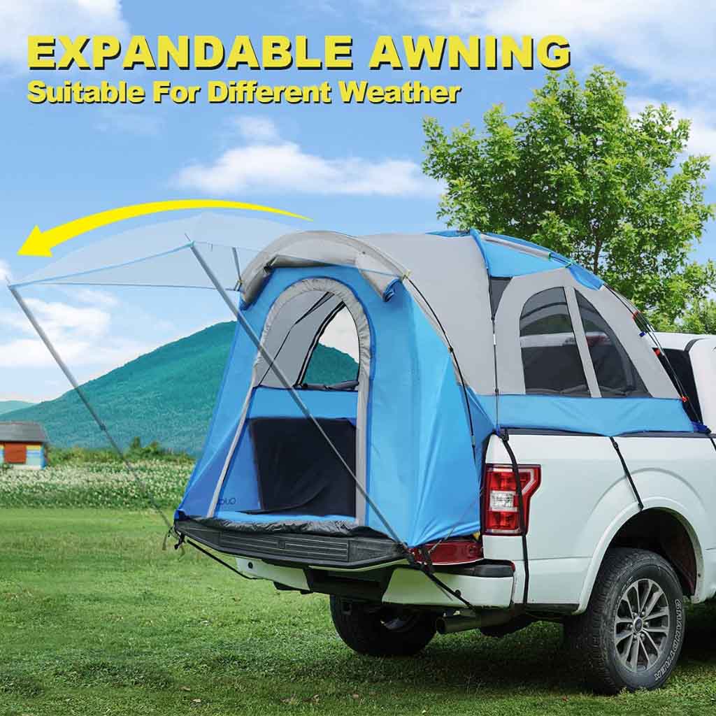5.5' & 5.8' Truck Bed Tent for Camping - Waterproof SUV Pickup Truck Bed Shelter for Outdoor Adventures, Road Trips and Overlanding