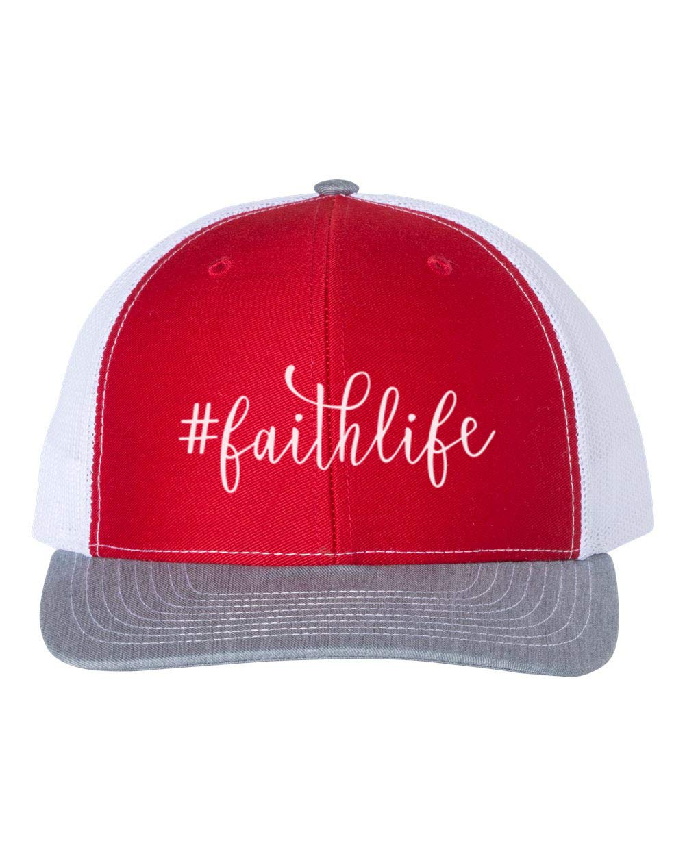 Faithlife Christian Hats - Religious Apparel Jesus Cap with White Text - Perfect for Church, Bible Study & Outdoor Worship