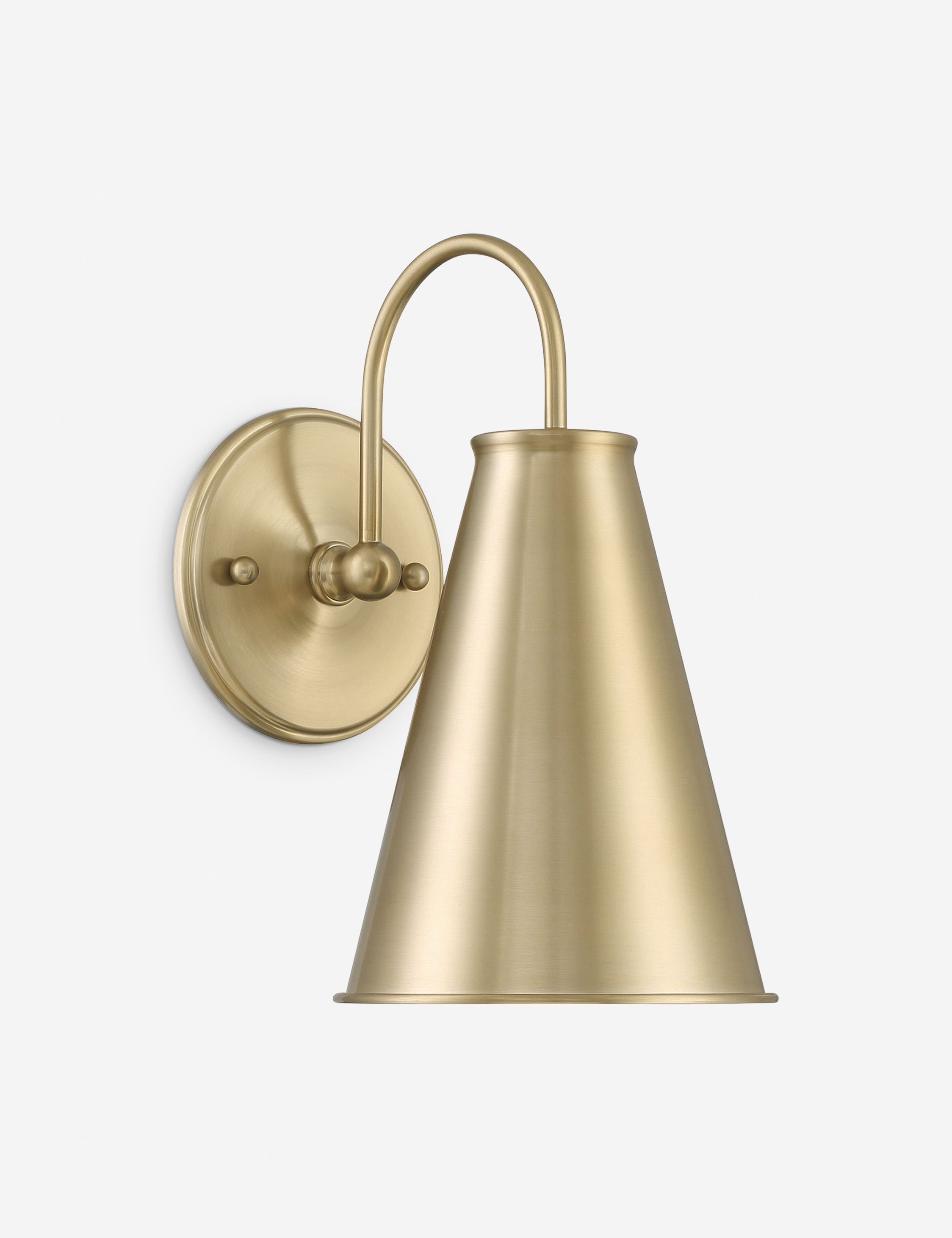 Vintage Cannon Sconce Wall Light - Antique Brass Wall Mounted Candle Holder for Bedroom, Living Room & Hallway Decor | Perfect for Farmhouse, Gothic & Medieval Style Homes