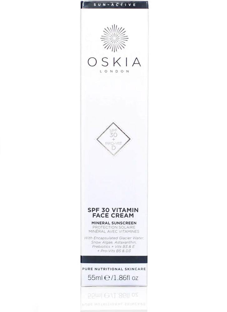 OSKIA SPF30 Vitamin Face Cream - Hydrating & Anti-Aging Daily Moisturizer with Sun Protection for Women - Perfect for Daytime Skincare & Outdoor Activities