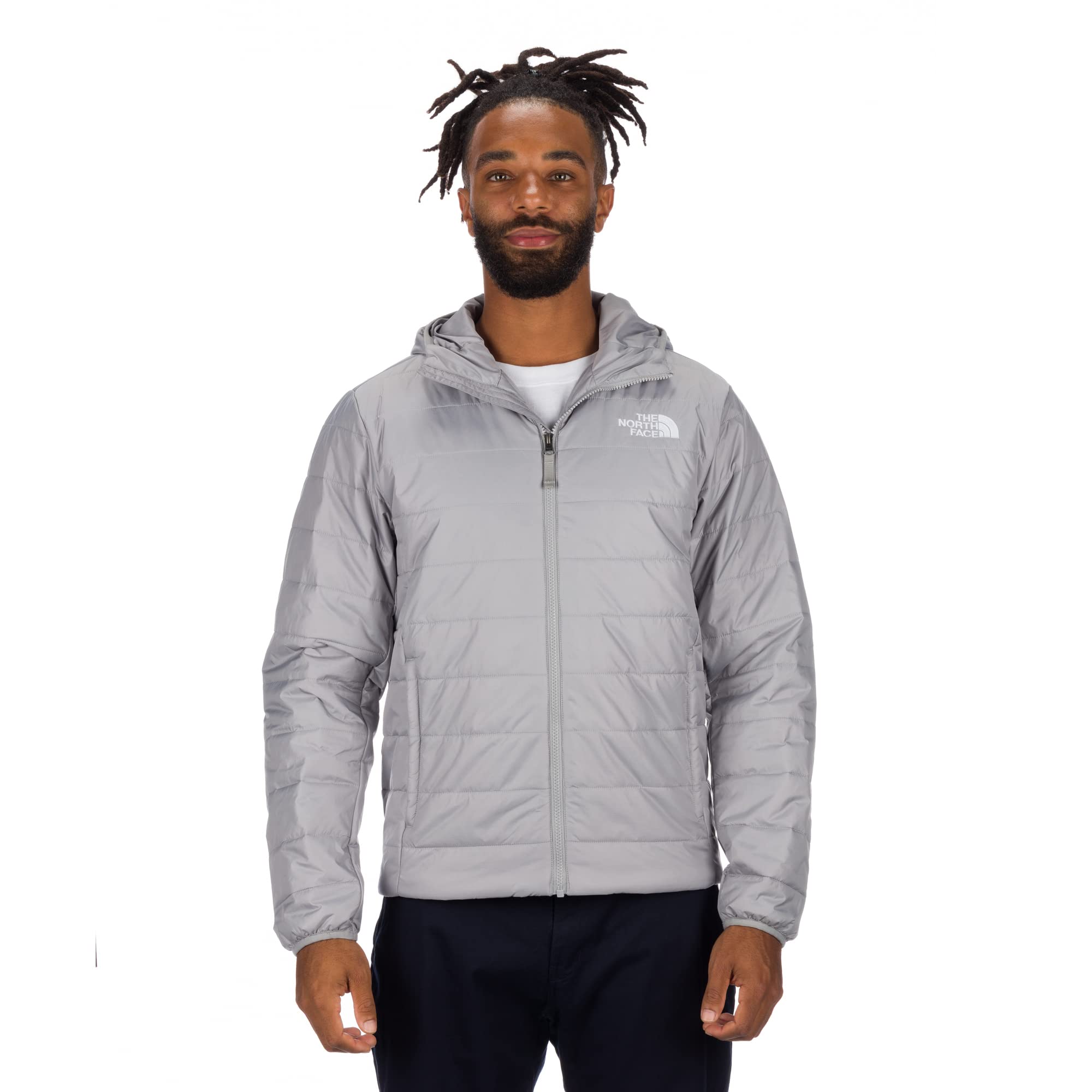 The North Face Men's Flare Insulated Hoodie - Waterproof Winter Jacket for Hiking & Outdoor Activities | Warm Fleece-Lined Windbreaker for Camping & Snow Sports