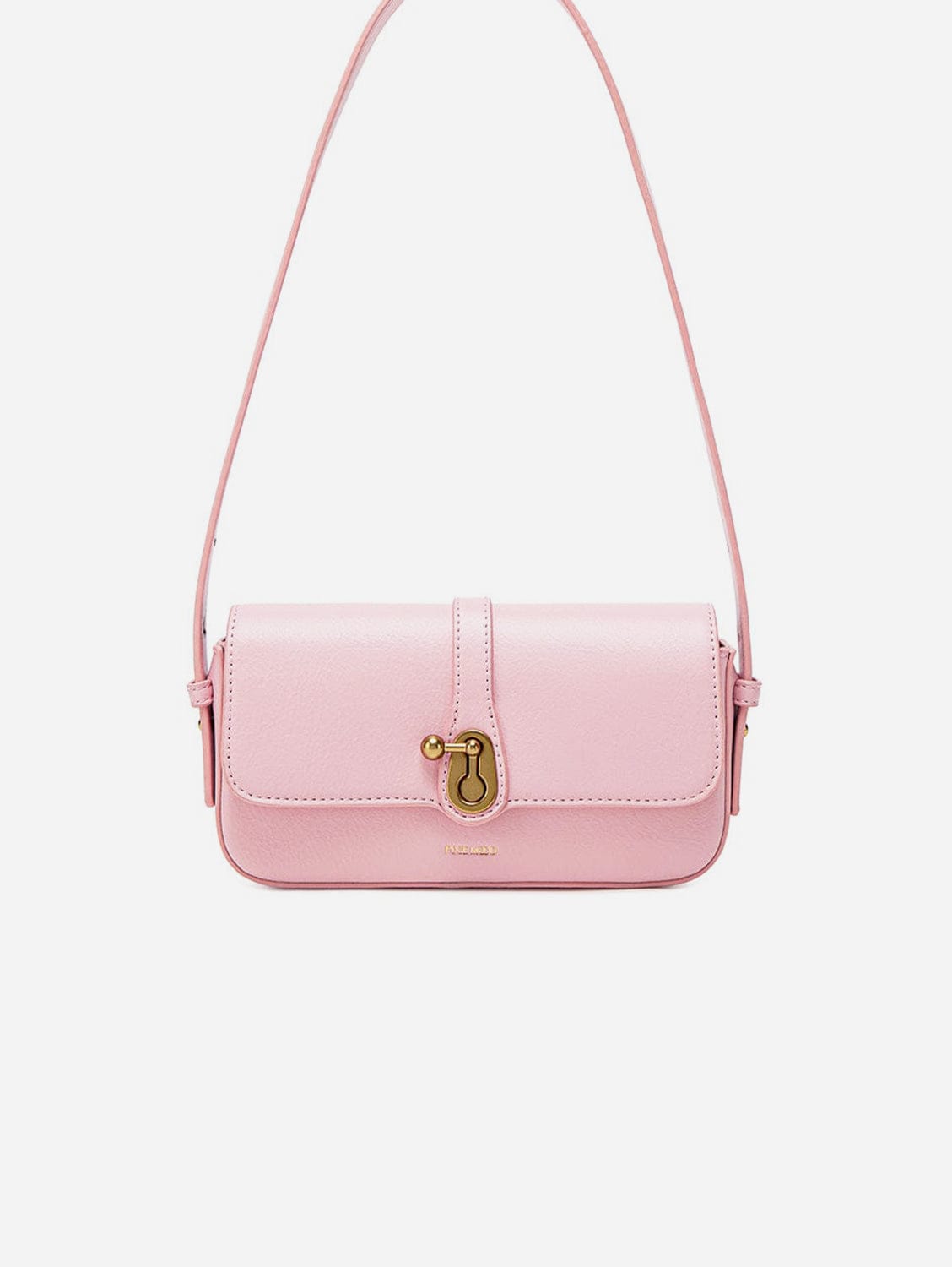 Athena Vegan Leather Slim Crossbody Bag for Women | Light Pink | Perfect for Work, Travel & Everyday Use
