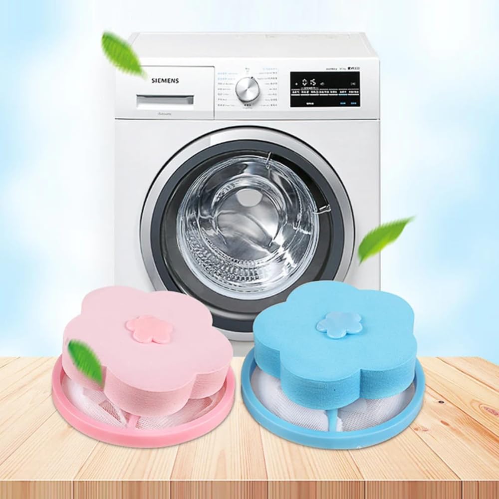 Reusable Washing Machine Lint Catcher - Pet Hair Remover for Laundry, Dryer Lint Trap - Perfect for Pet Owners & Laundry Efficiency (Suitable for Top & Front Load Washers)