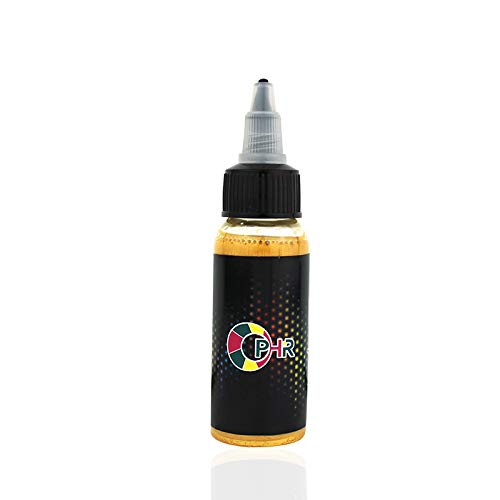 OPHIR Temporary Tattoo Ink - Airbrush Body Art Pigment for Professional Tattoo Artists - 30ML/Bottle (Gold) - Perfect for Halloween, Cosplay, and Festival Body Painting