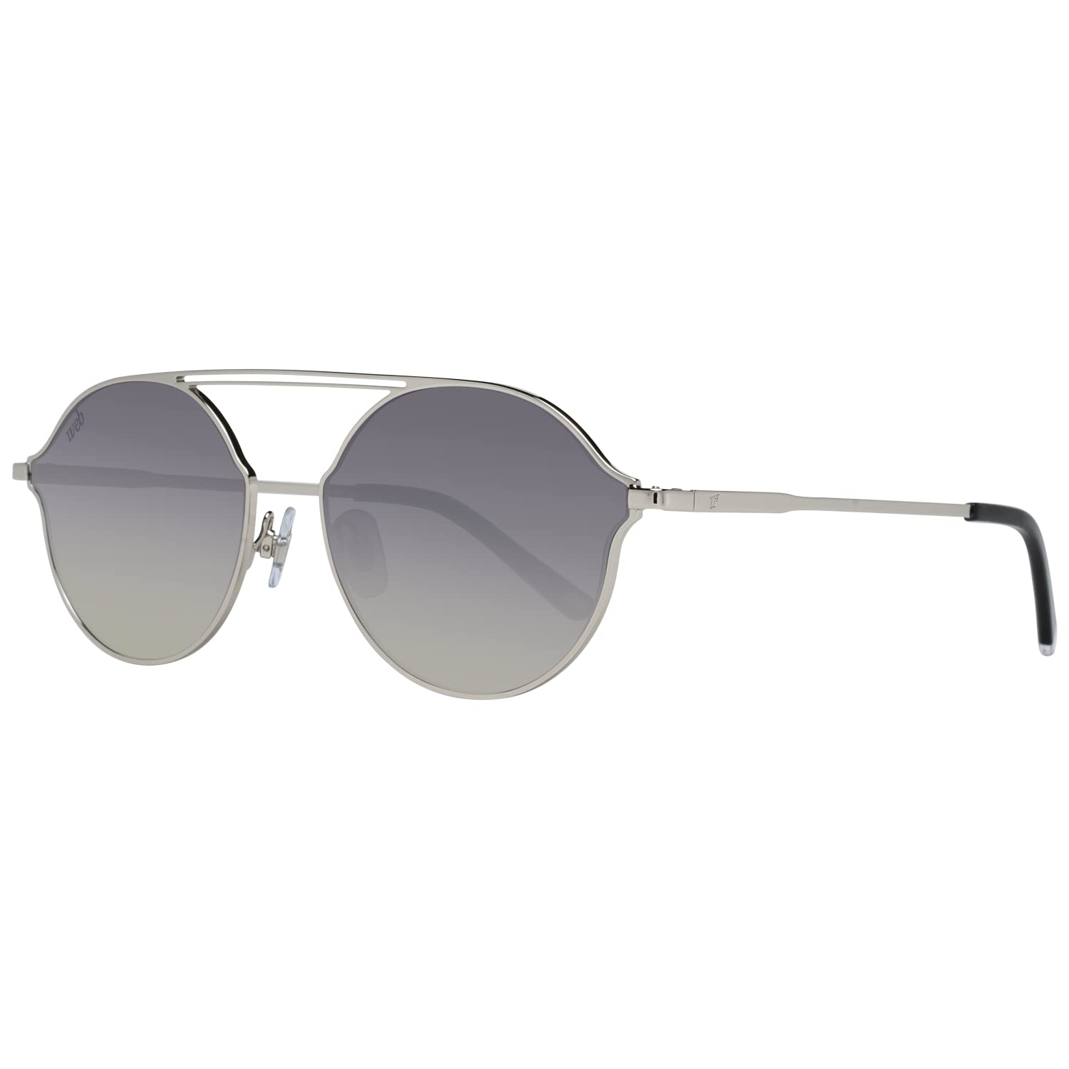 Unisex Adults WE0198 16C 57 Silver Optical Frames – Palladio Lucfumo Specchiato – Stylish Eyeglasses for Men & Women – Perfect for Work, Reading & Fashion Accessories