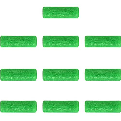 10 Pack Orthodontic Aligner Chewies for Invisalign Trays - Dental Chewing Aid to Seat Aligners Properly (Green) - Perfect for Clear Aligner & Retainer Users at Home or Travel