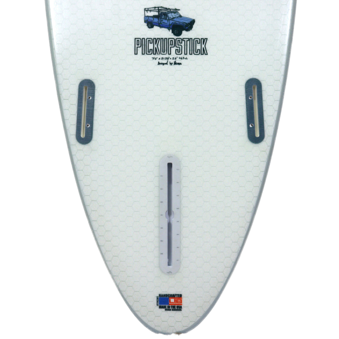 Libtech Pickup Stick 7'6 Surfboard - FCSII Compatible - Perfect for Small Waves & Beach Break Surfing