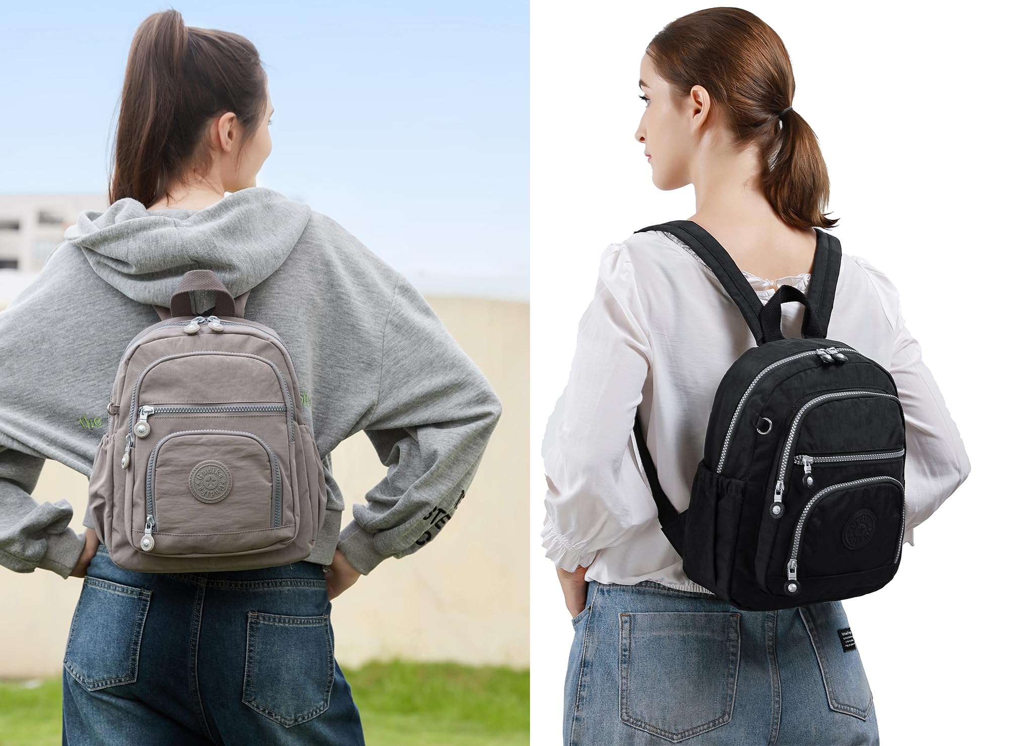 Waterproof Mini Hiking Laptop Backpack for Women & Men - 8.6L Lightweight Travel Backpack for Hiking, Commuting & Daily Use