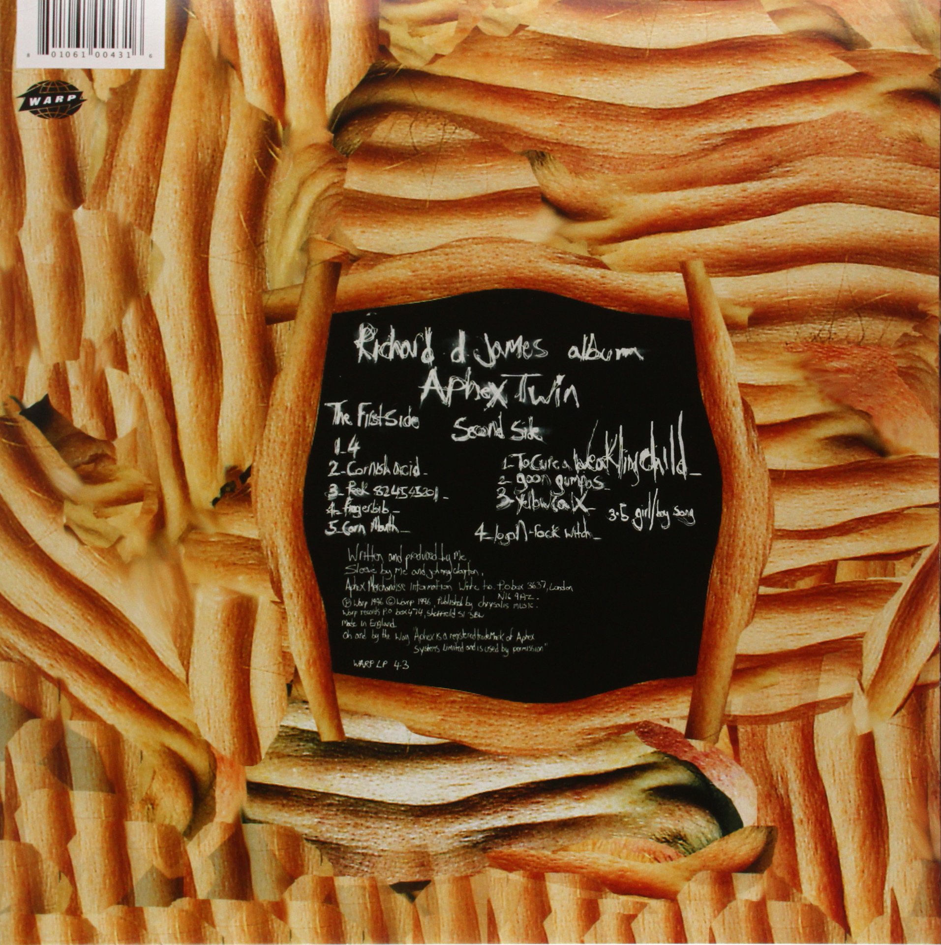 Richard D. James Album by Aphex Twin - Experimental Electronic Music Vinyl LP - Perfect for Home Listening & Music Collectors