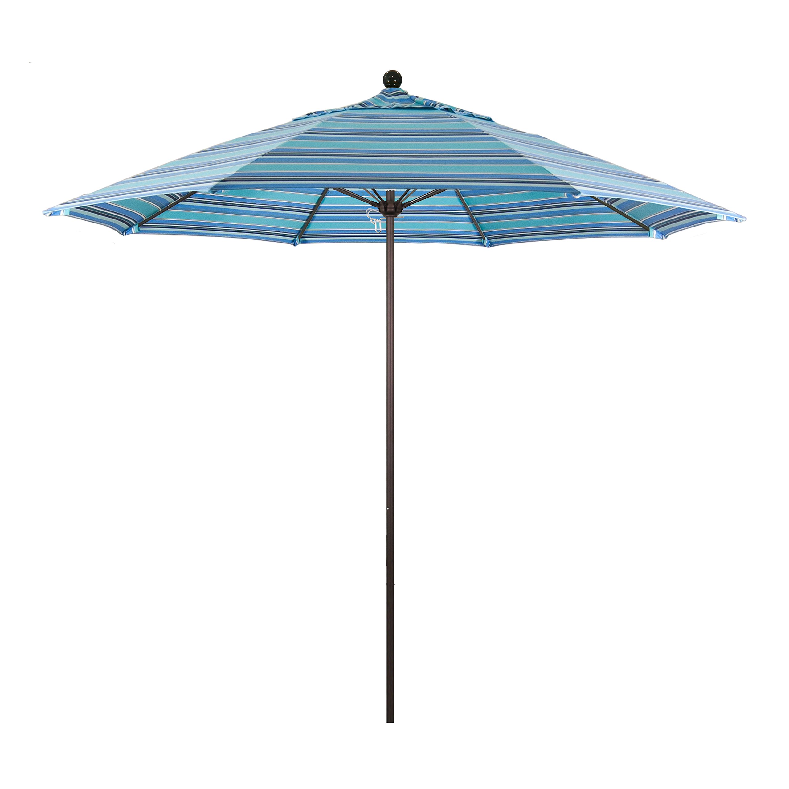 California Umbrella Venture Series Push Open Commercial Patio Umbrella - Heavy Duty Outdoor Market Umbrella for Restaurants, Cafes & Poolside Use