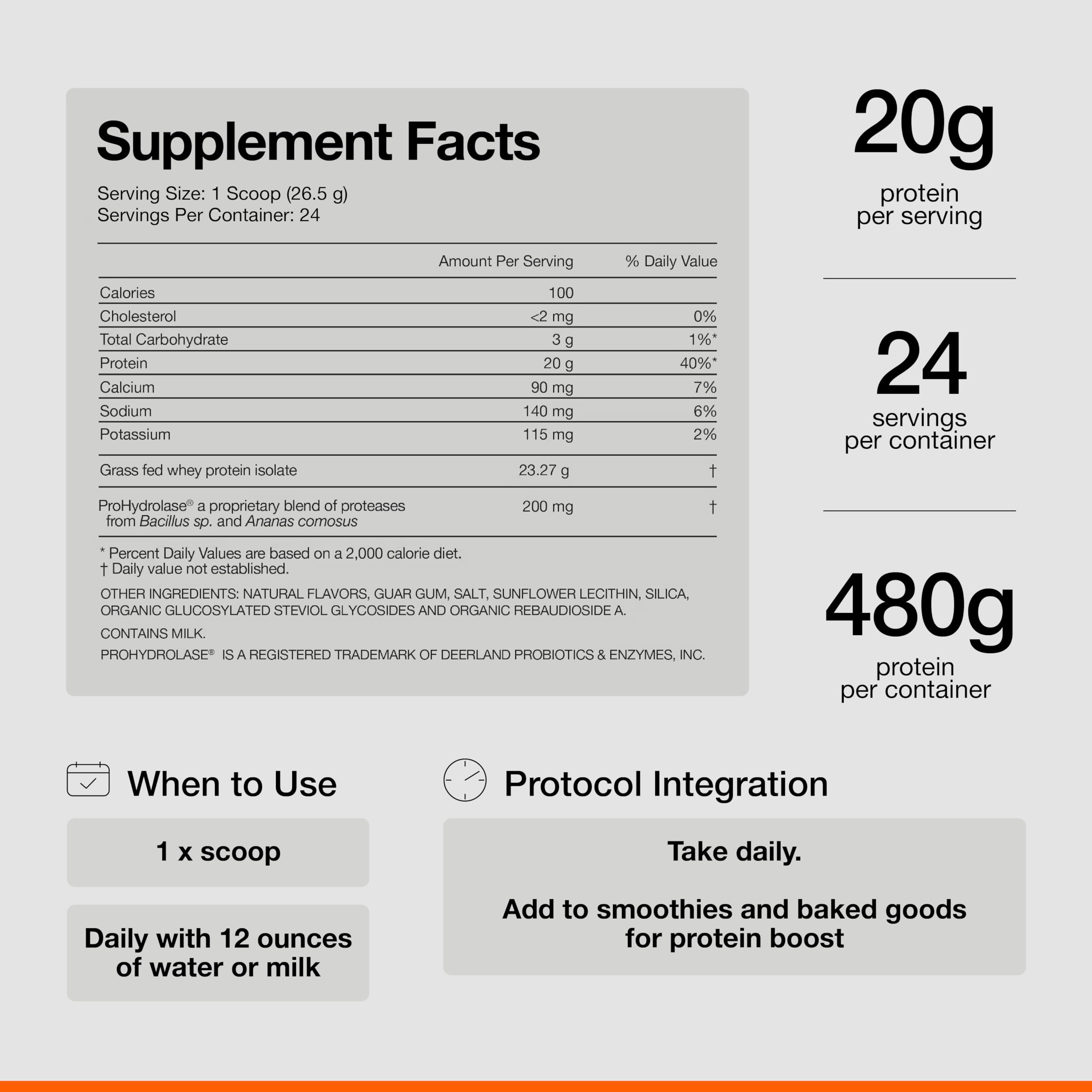 Momentous Essential Grass-Fed Whey Protein Powder - 20g Whey Isolate Protein per Serving - NSF Certified, Gluten-Free, 24 Servings - Vanilla Flavor (Package May Vary) | Post-Workout Recovery & Muscle Building Supplement for Athletes & Fitness Enthusiasts
