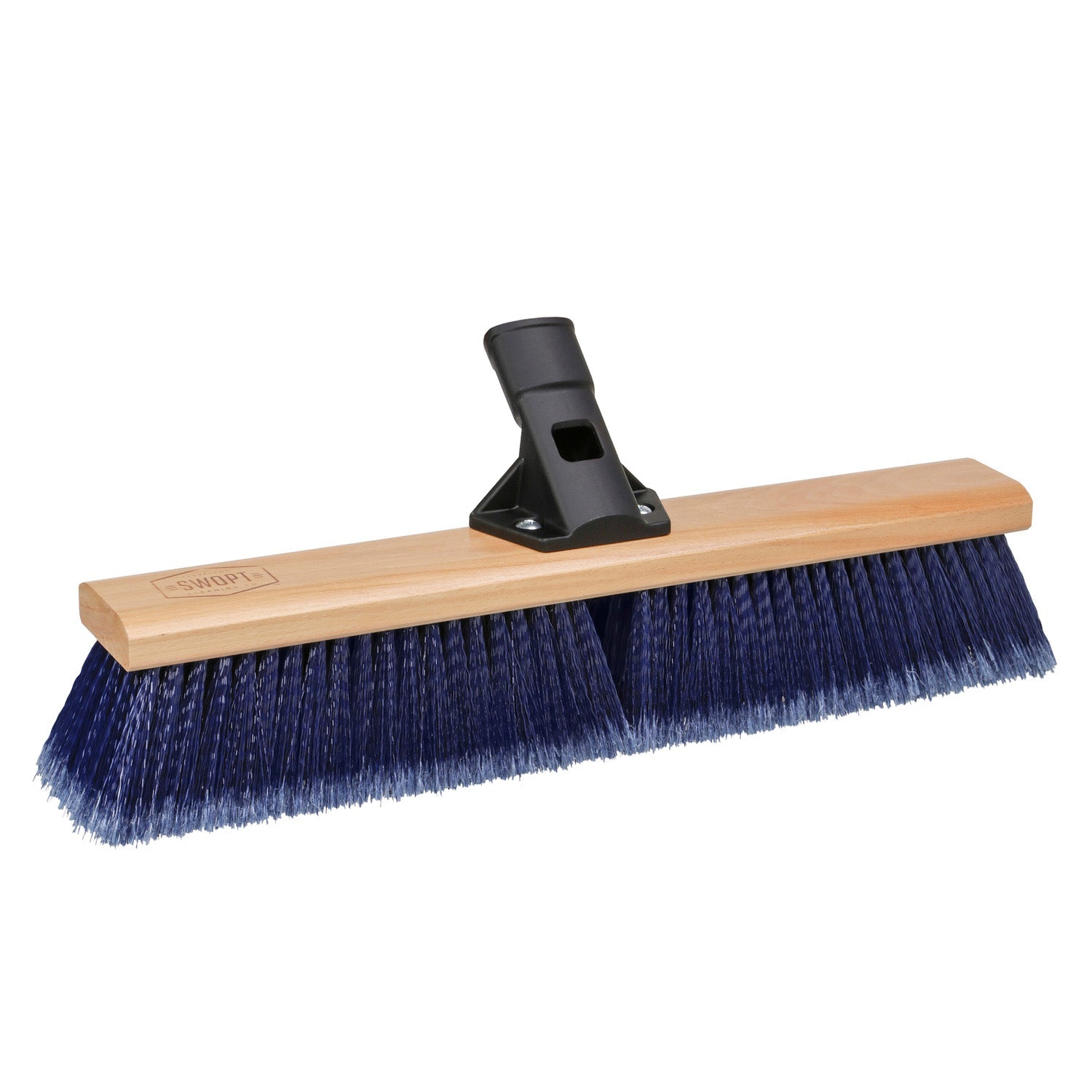 18 Inch Premium Multi-Surface Push Broom Head - Heavy Duty Cleaning for Hardwood Floors, Tile, Concrete & Outdoor Areas - Ideal for Garages, Driveways & Commercial Spaces