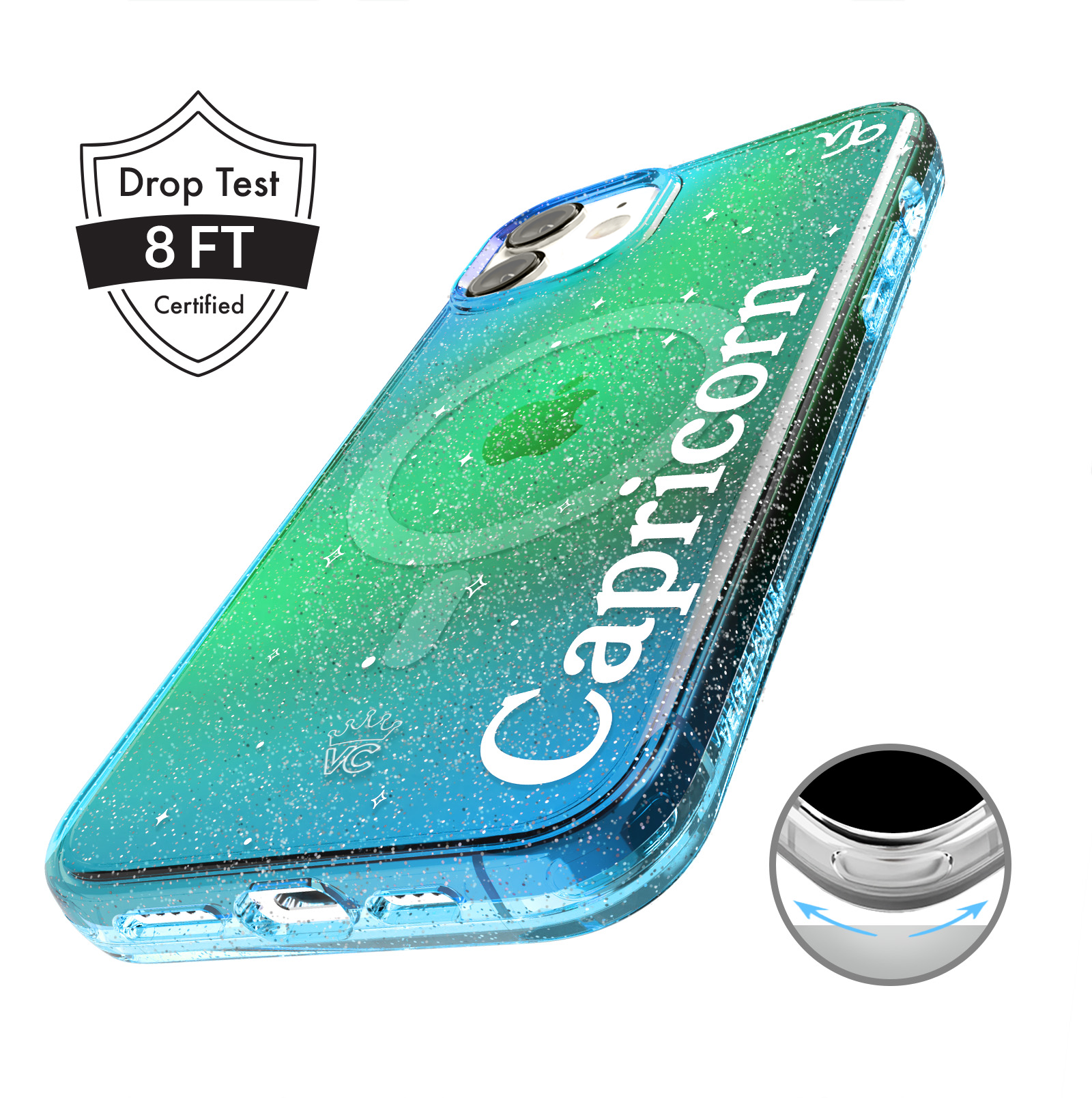 Sanctuary Capricorn iPhone Case - Premium Zodiac Horoscope Phone Cover for iPhone 13/14/15 Pro Max - Perfect Gift for Astrology Lovers & Daily Protection