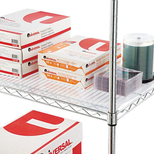 Alera ALESW59SL4824 Non-Slip Shelf Liners for Wire Shelving - Durable Kitchen, Pantry & Closet Organization Solution