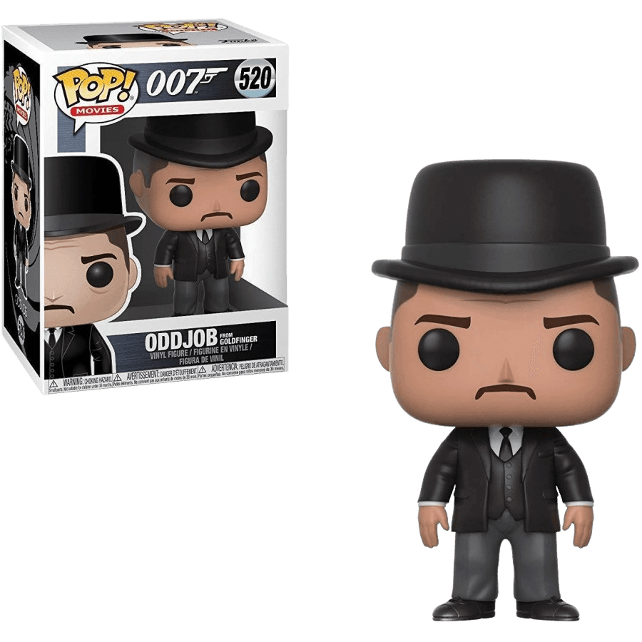 Funko Pop! Vinyl James Bond 007 Odd Job (Goldfinger) Collectible Figure #520 - Perfect Gift for Movie Fans & Collectors