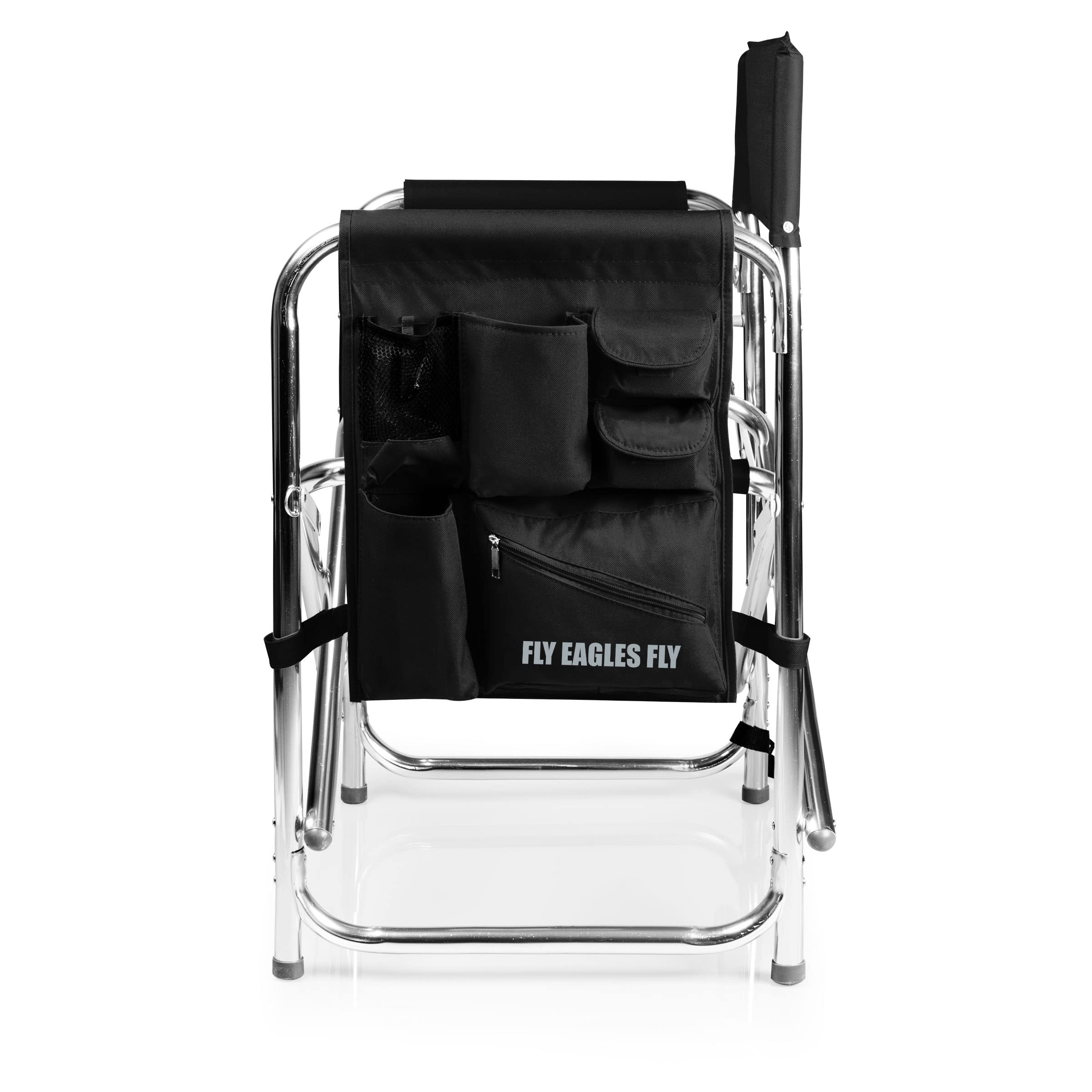PICNIC TIME NFL Unisex-Adult Sports Chair with Side Table - Portable Folding Beach & Camping Chair for Outdoor Games, Tailgating, Picnics, and Backyard Relaxation
