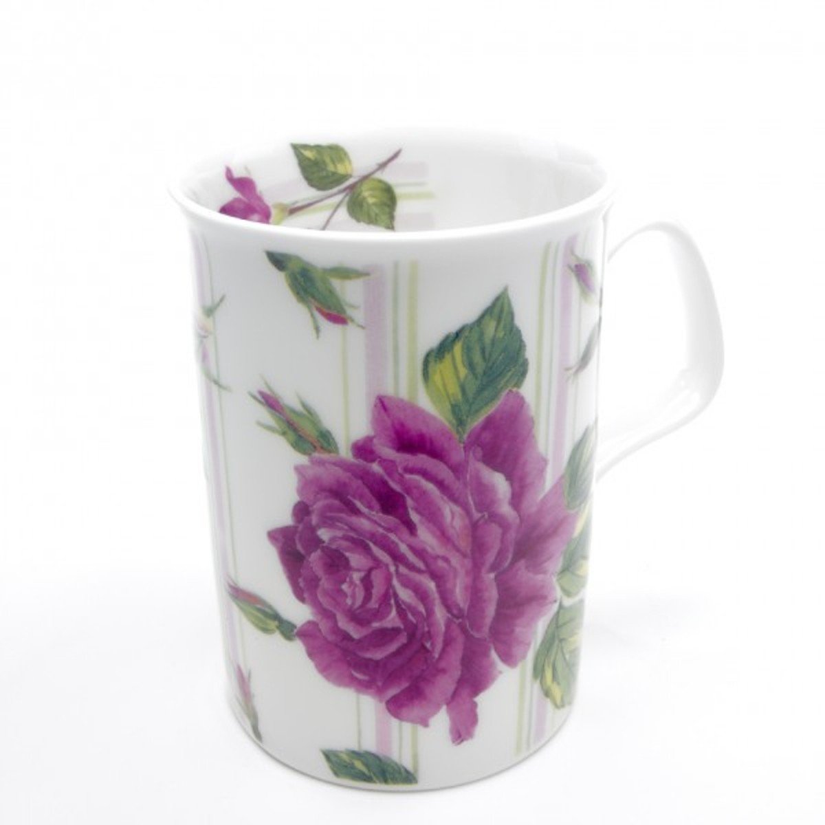 6-Piece Roy Kirkham Lancaster Mug Set - English Bone China Tea Cups - Perfect for Afternoon Tea, Gifts & Home Decor