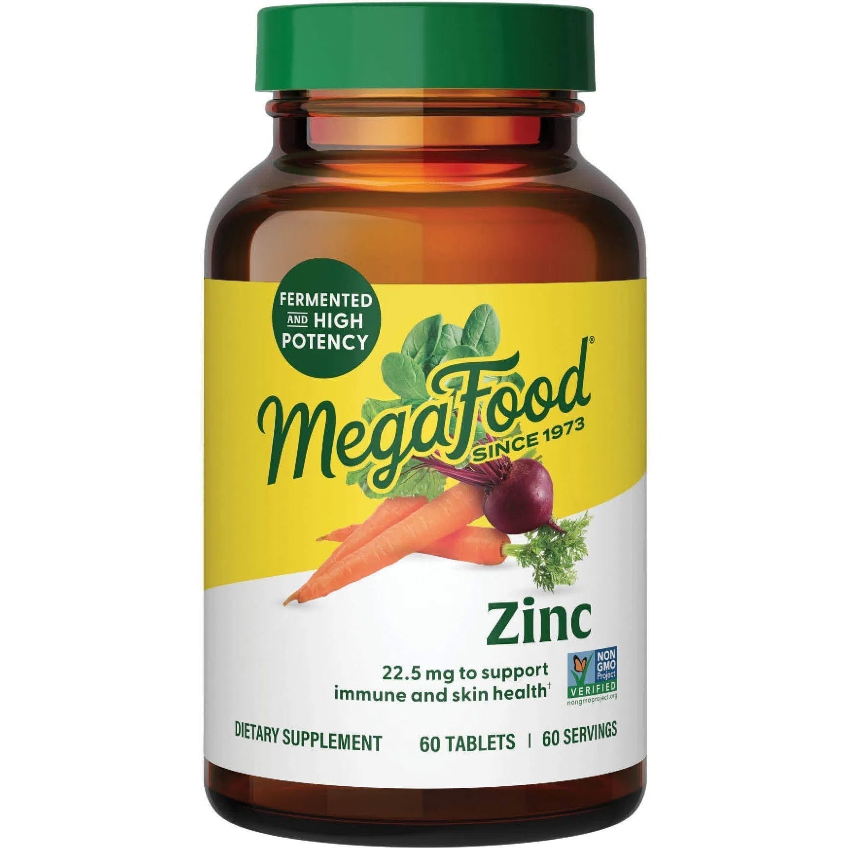 Megafood Zinc Supplement for Immune Support & Wellness - Vegan, Gluten-Free Zinc Pills for Daily Health, Energy & Metabolism - Perfect for Immune Boosting, Cold Season & Overall Wellbeing