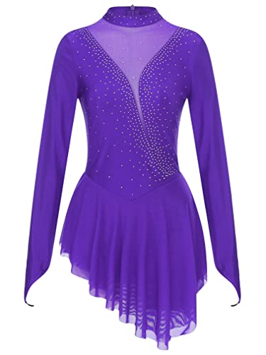 Purple Irregular Hem