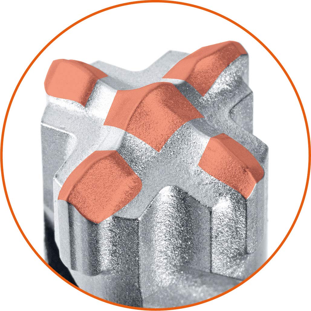 837570 SDS-Max Rotary Hammer Drill Bit 37x570mm - Heavy Duty Concrete & Masonry Drilling for Construction & Demolition | Perfect for Professionals & DIY Projects
