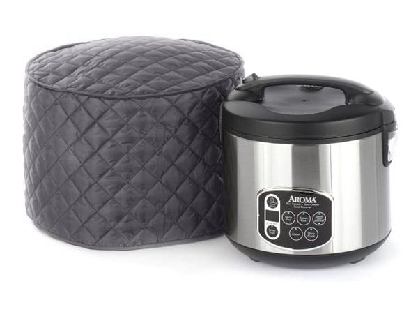 Covermates Keepsakes Rice Cooker Cover – Dustproof, Stain-Resistant & Washable Appliance Protector – Slate Gray – Perfect for Kitchen, Dorm & RV Use