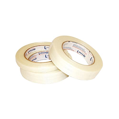 Intertape® Glass Cloth Filament Strapping Tape RG286 - 18mm x 60yd (48 Rolls/Case) | Heavy-Duty Packaging, Shipping & Industrial Securing Solution