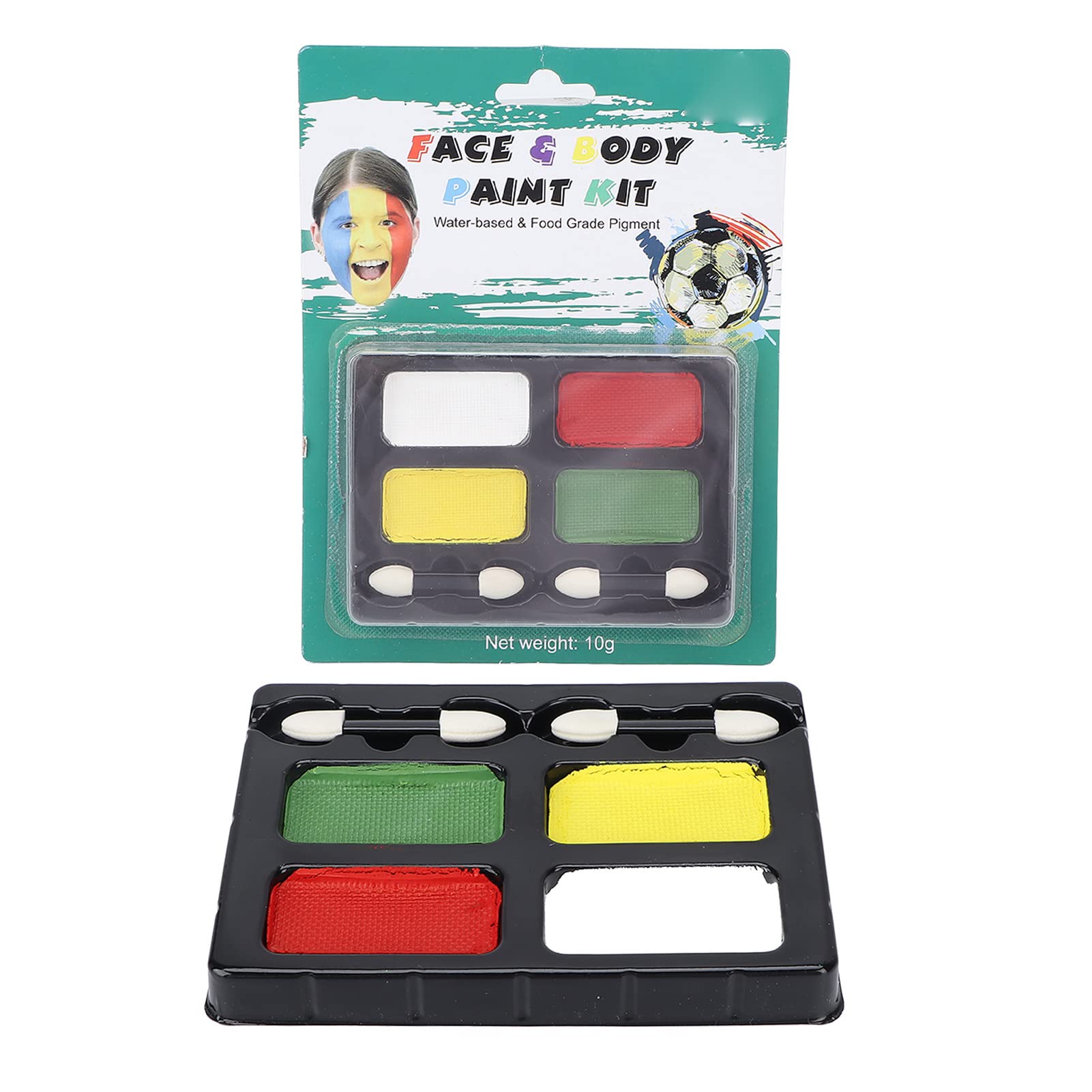 BAMTTOO Halloween Face Paint Kit for Kids - Non-Toxic, Washable Body & Face Paint Set for Costumes, Cosplay, and Parties - Perfect for Halloween, Carnival, and Themed Events