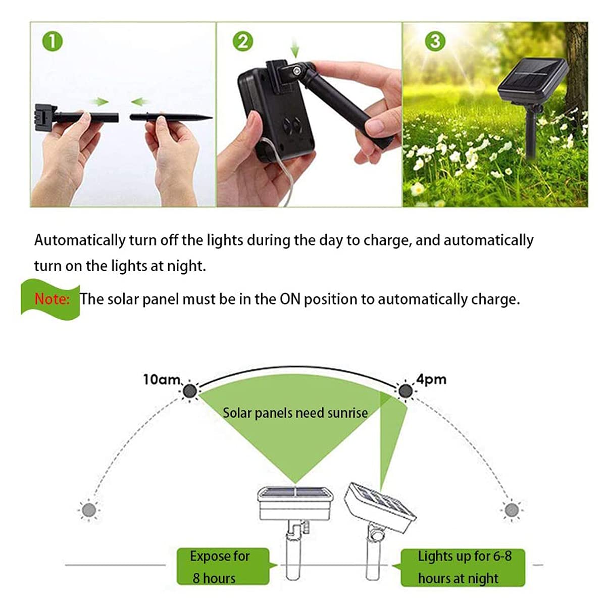 Solar Powered Ladybug String Lights - 10 LED Waterproof 13ft Outdoor Fairy Lights for Garden, Patio, Lawn, Yard, Wedding & Christmas Decorations (Warm White) | Perfect for Backyard Parties, Landscape Lighting and Holiday Displays