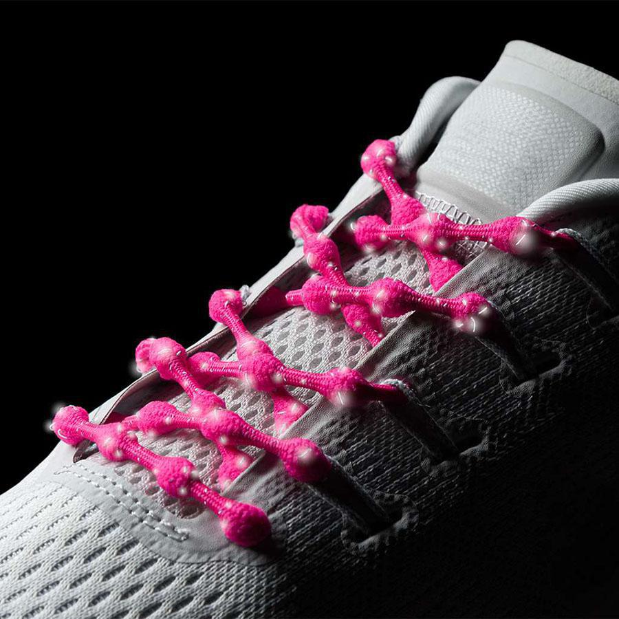 Reflective No-Tie Shoelaces - Elastic Slip-On Laces for Running, Walking & Sports - Stay Secure & Comfortable All Day