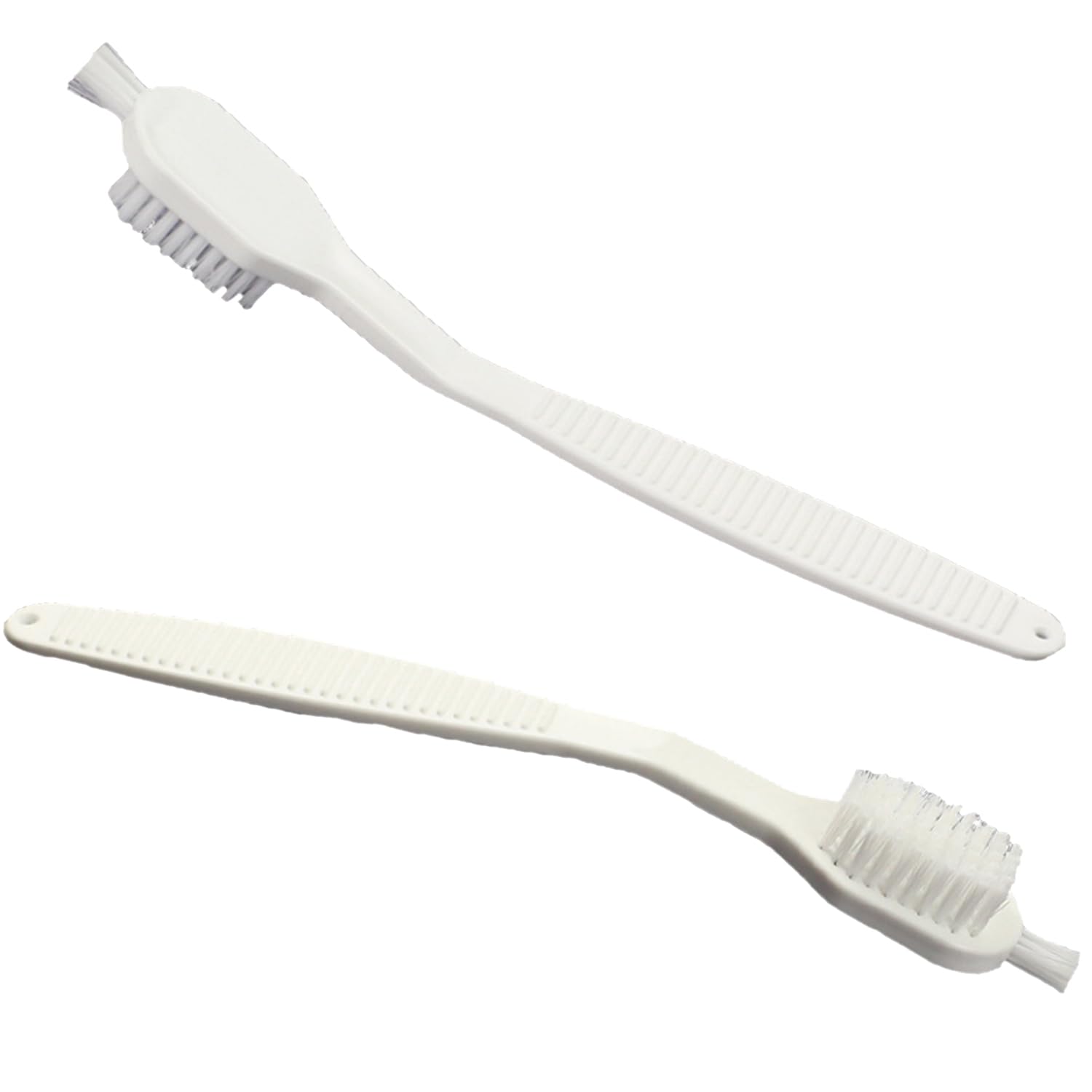 Premium Cold Press Juicer Cleaning Brush Set - 2 Pack White Nylon Bristle Brushes for Efficient Juicer Machine Maintenance - Perfect for Daily Kitchen Cleaning & Healthy Juice Preparation