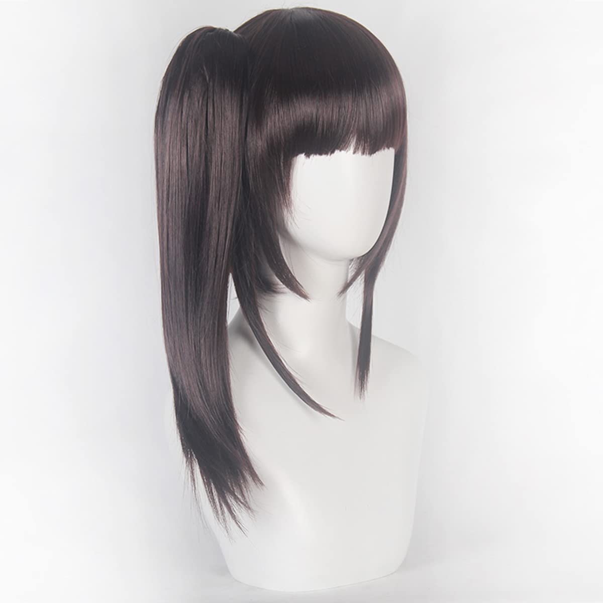 Tsuyuri Kanao Cosplay Wig with Butterfly Hair Clips - Authentic Demon Slayer Kimetsu no Yaiba Anime Costume Wig (Black) for Halloween, Conventions & Themed Parties | Perfect for Cosplay Enthusiasts & Anime Fans