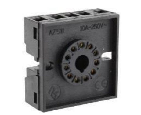 11 Pin Socket Plug In Type - Durable Electrical Connector for Automotive, Marine & Industrial Applications
