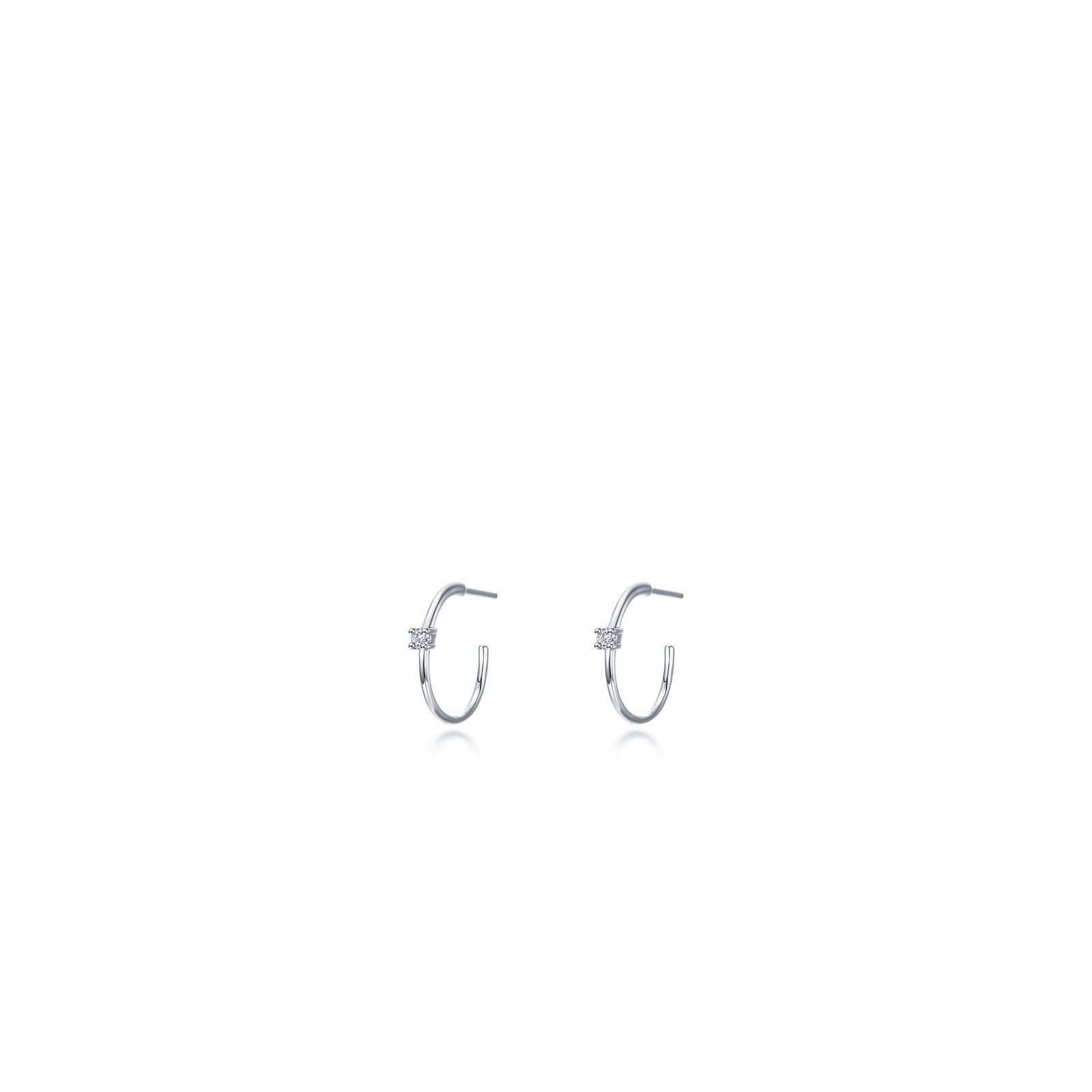 10mm High Polished Hoop Earrings for Women - Sterling Silver or Gold Plated Circle Earrings - Perfect for Everyday Wear, Parties & Gifts