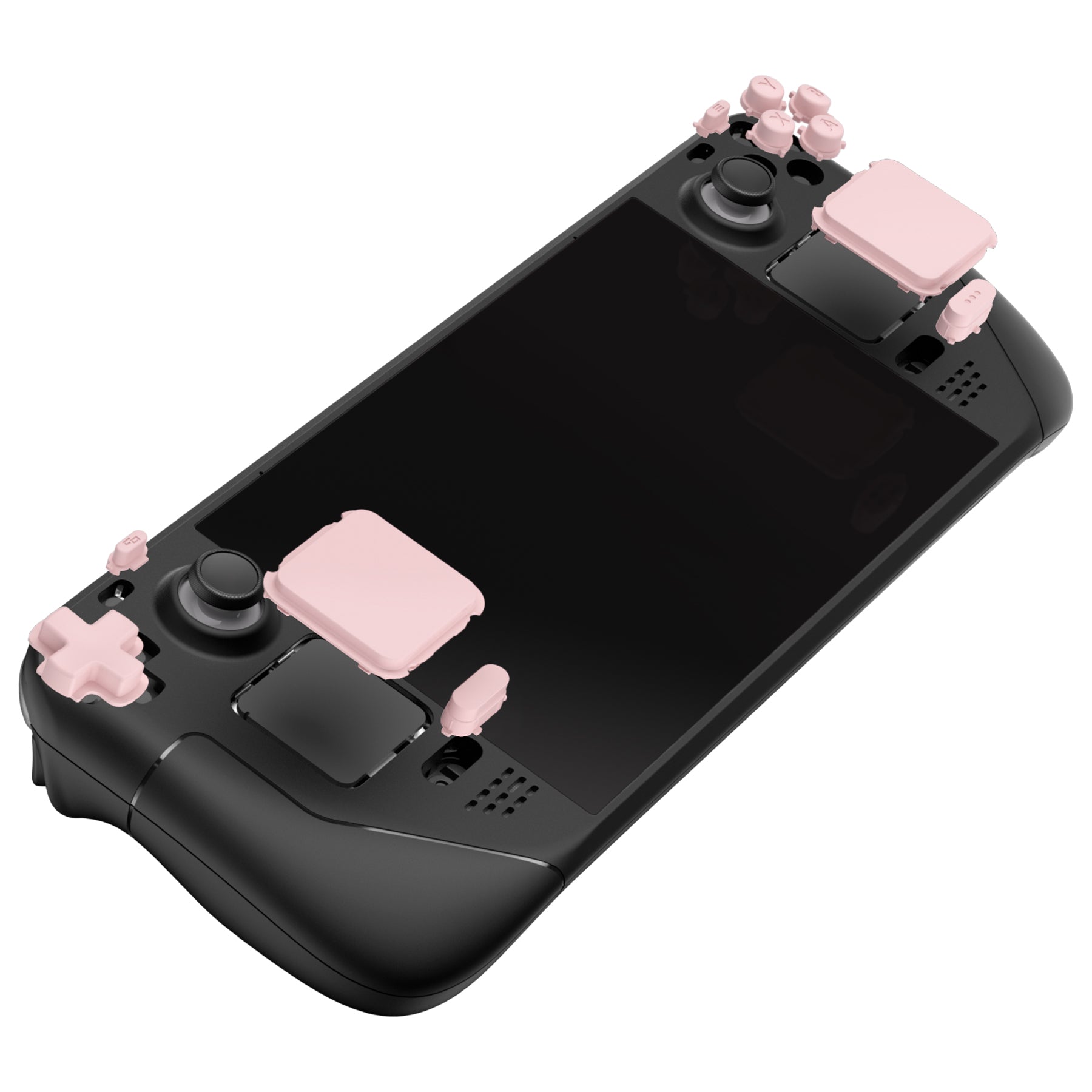 eXtremeRate Cherry Blossom Pink Full Button Set Replacement for Steam Deck LCD - JESDP007 | Custom Gaming Controller Parts for Enhanced Gameplay Experience