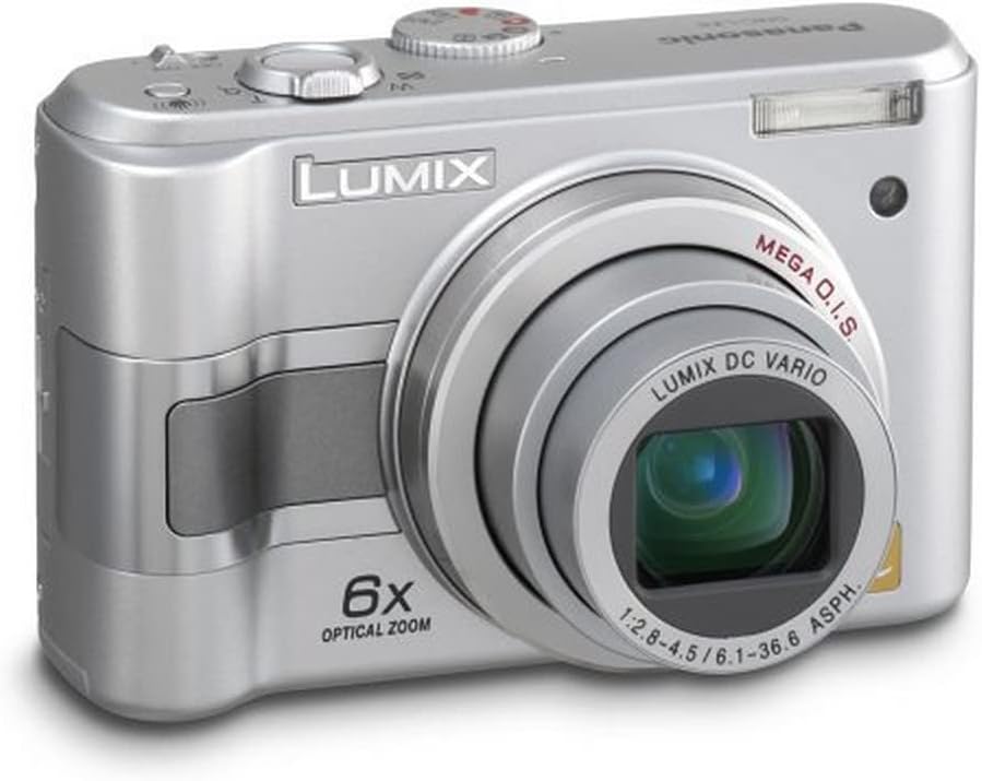 Panasonic Lumix DMC-LZ5 12.1MP Digital Camera with 6x Optical Zoom - Charcoal Grey | Perfect for Travel Photography, Family Events & Outdoor Adventures