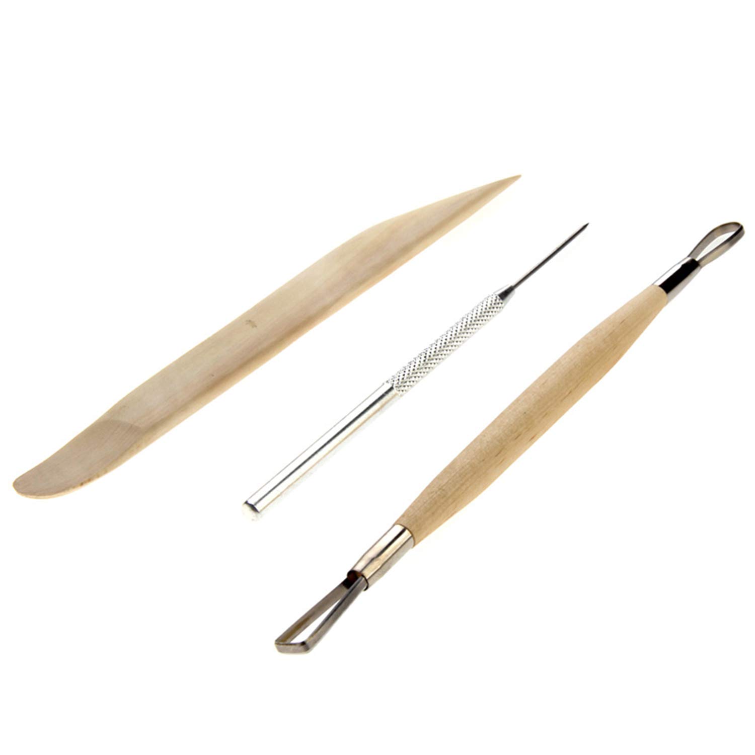 8pcs Ceramic Clay Tools Set for Pottery & Sculpting - DIY & Art Projects