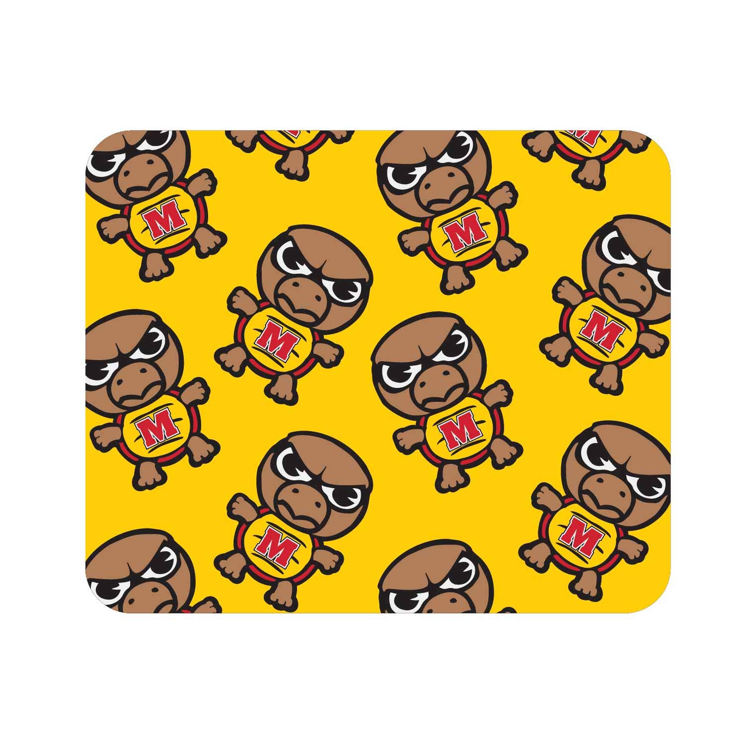 OTM Essentials University of Maryland Standard Fabric Mouse Pad - Desk Accessories & Gaming Mouse Mat with Tokyodachi Mascot Design for Office, Home, and Dorm Room Use