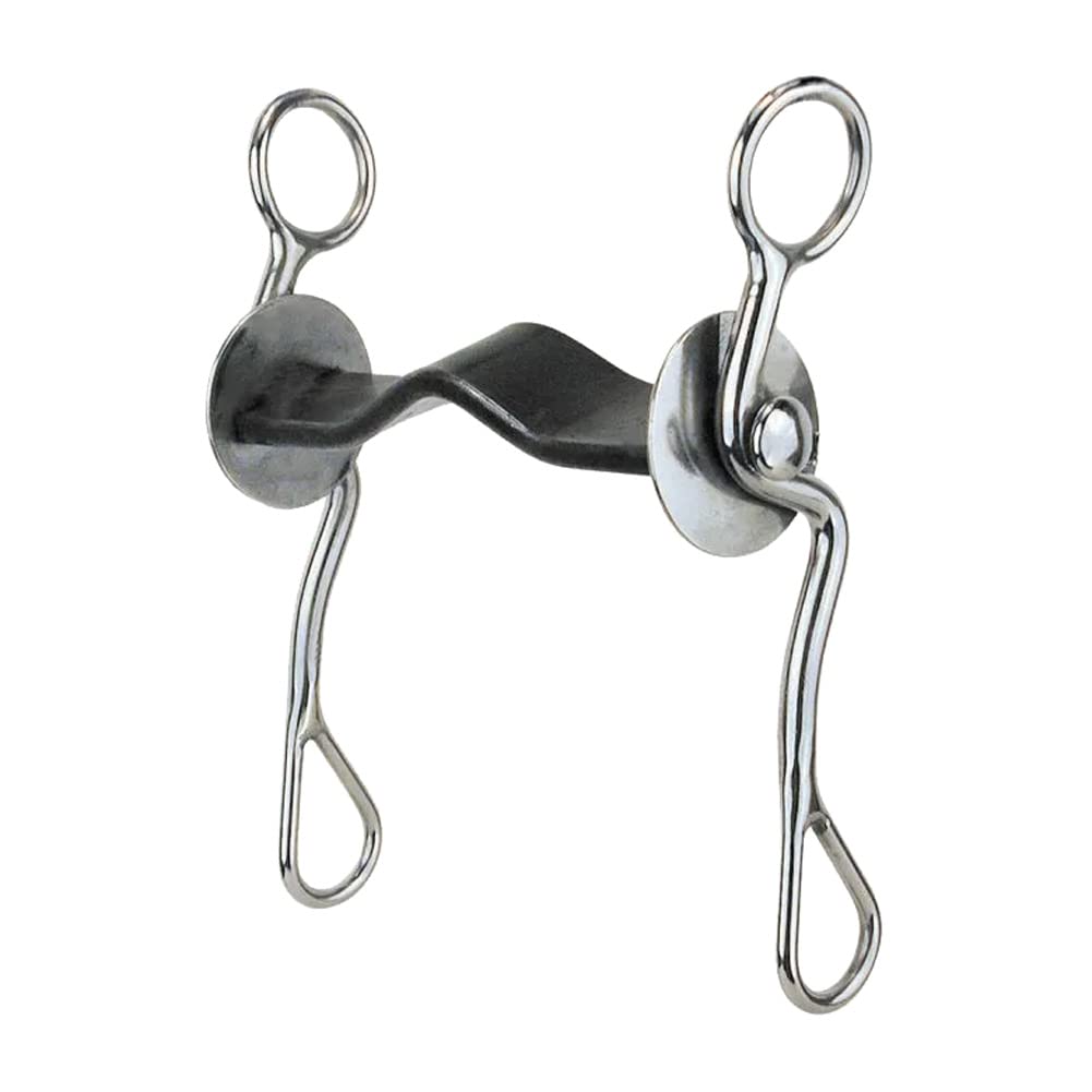 Reinsman Sweet Iron Low Port Rutledge Bit - Stainless Steel Horse Bit for Western Riding, Training & Show - Durable & Comfortable for Horses