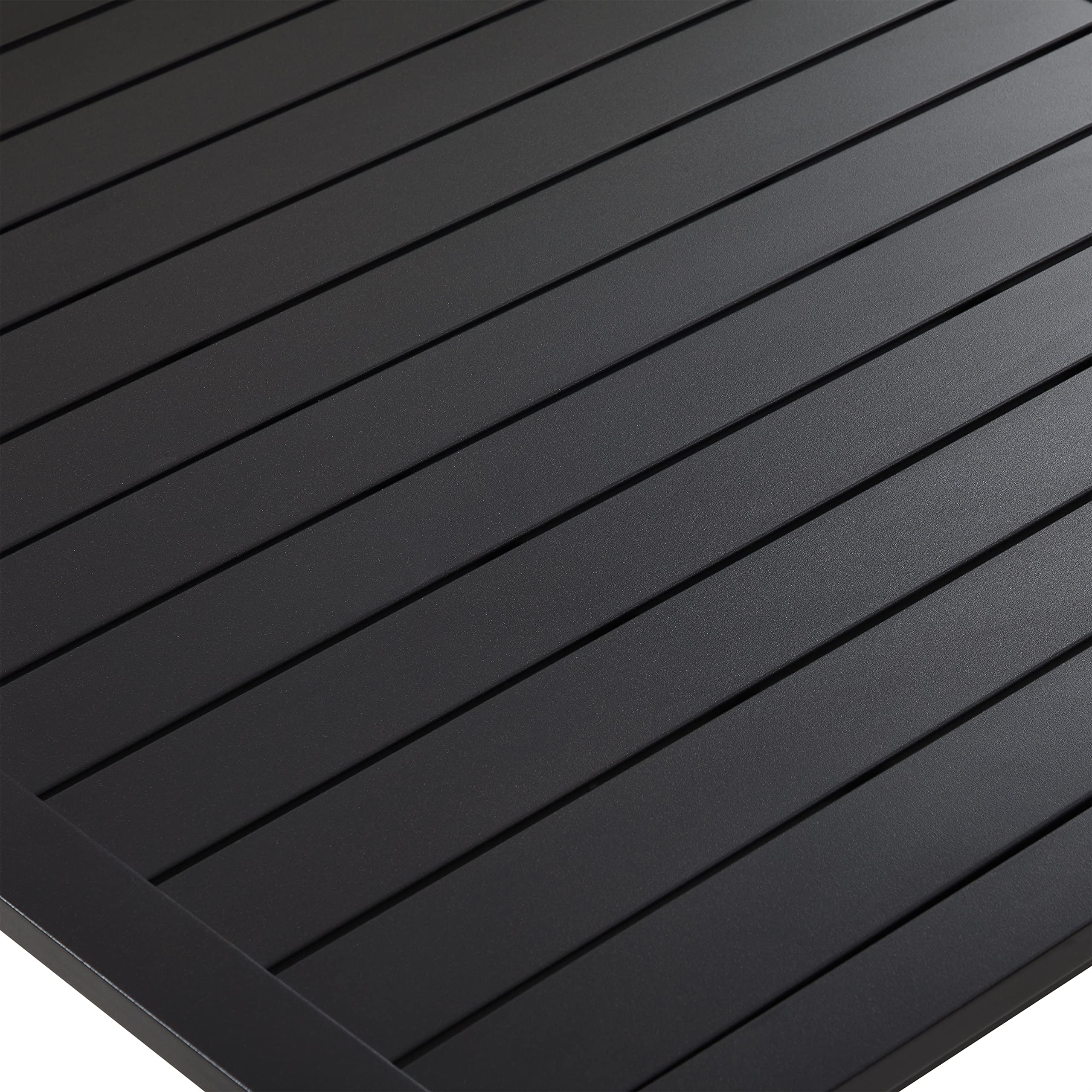 Crosley Clark Weather-Resistant Metal Outdoor Coffee Table - Matte Black for Patio, Deck, Porch & Garden - Perfect for Outdoor Entertaining & Relaxation