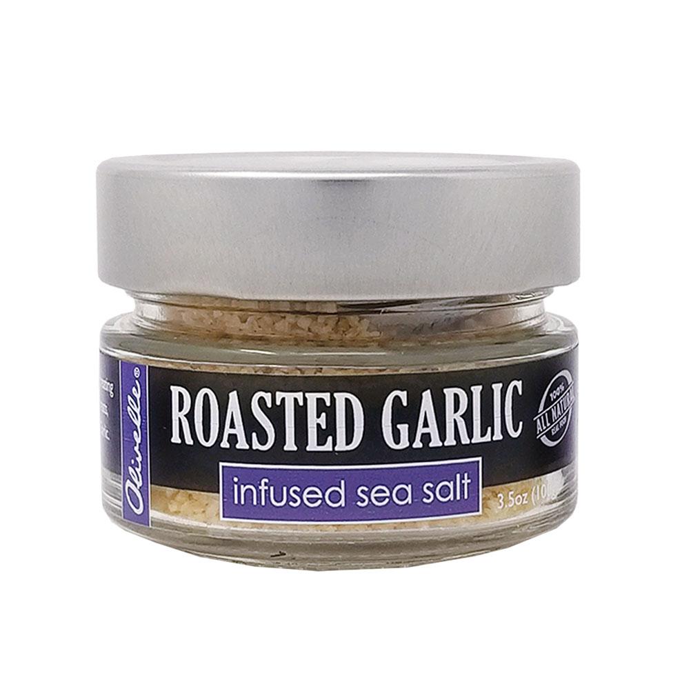 Organic Roasted Garlic Sea Salt - Premium Gourmet Seasoning for Cooking, Grilling & Baking | All-Natural Flavor Enhancer for Meats, Vegetables & Pasta Dishes