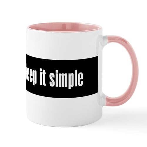 White/Pink Inside - KEEP IT SIMPLE Mug