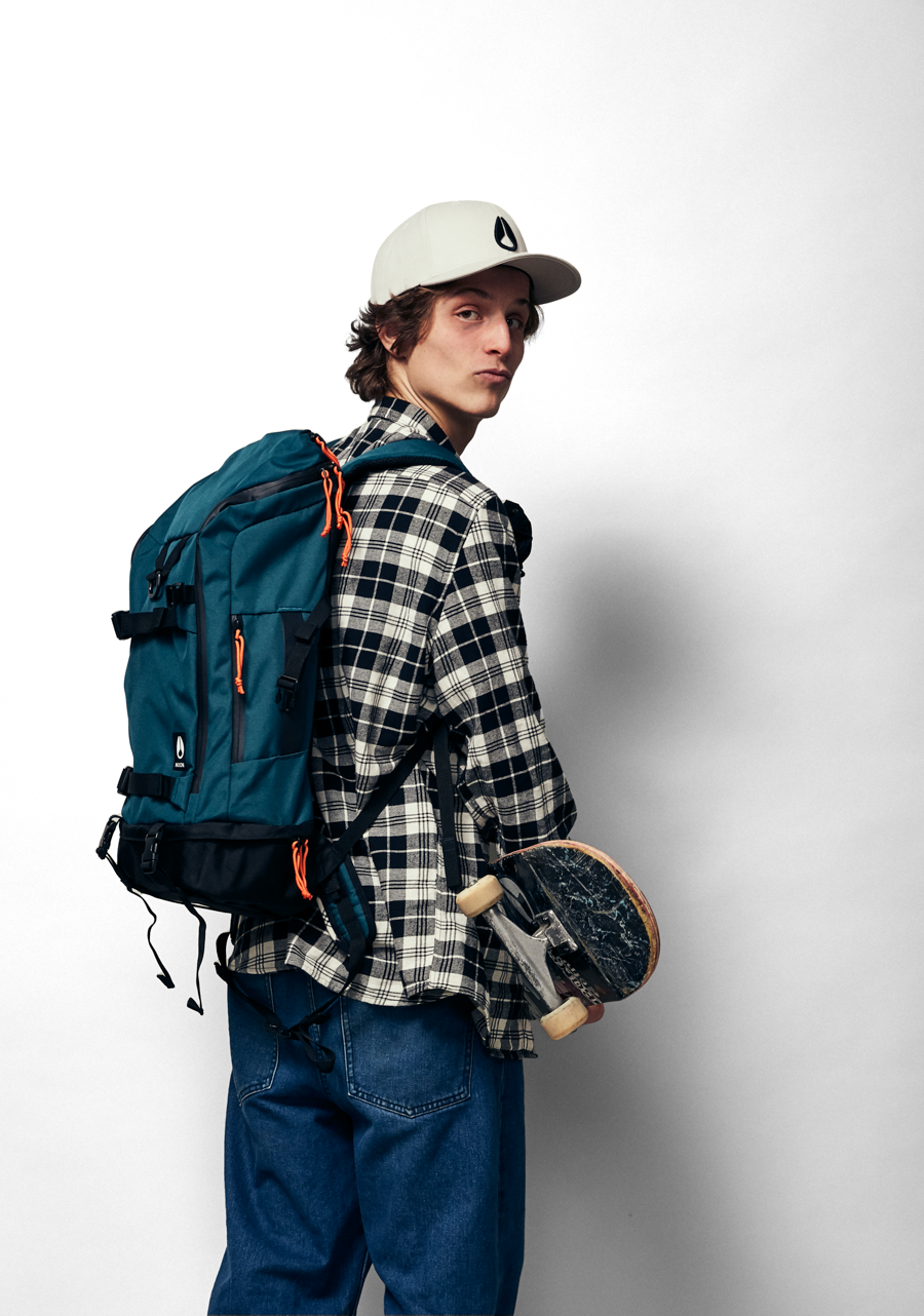 Hauler 35L Waterproof Backpack II - Durable Travel Hiking Backpack for Outdoor Adventures - Oceanic Blue