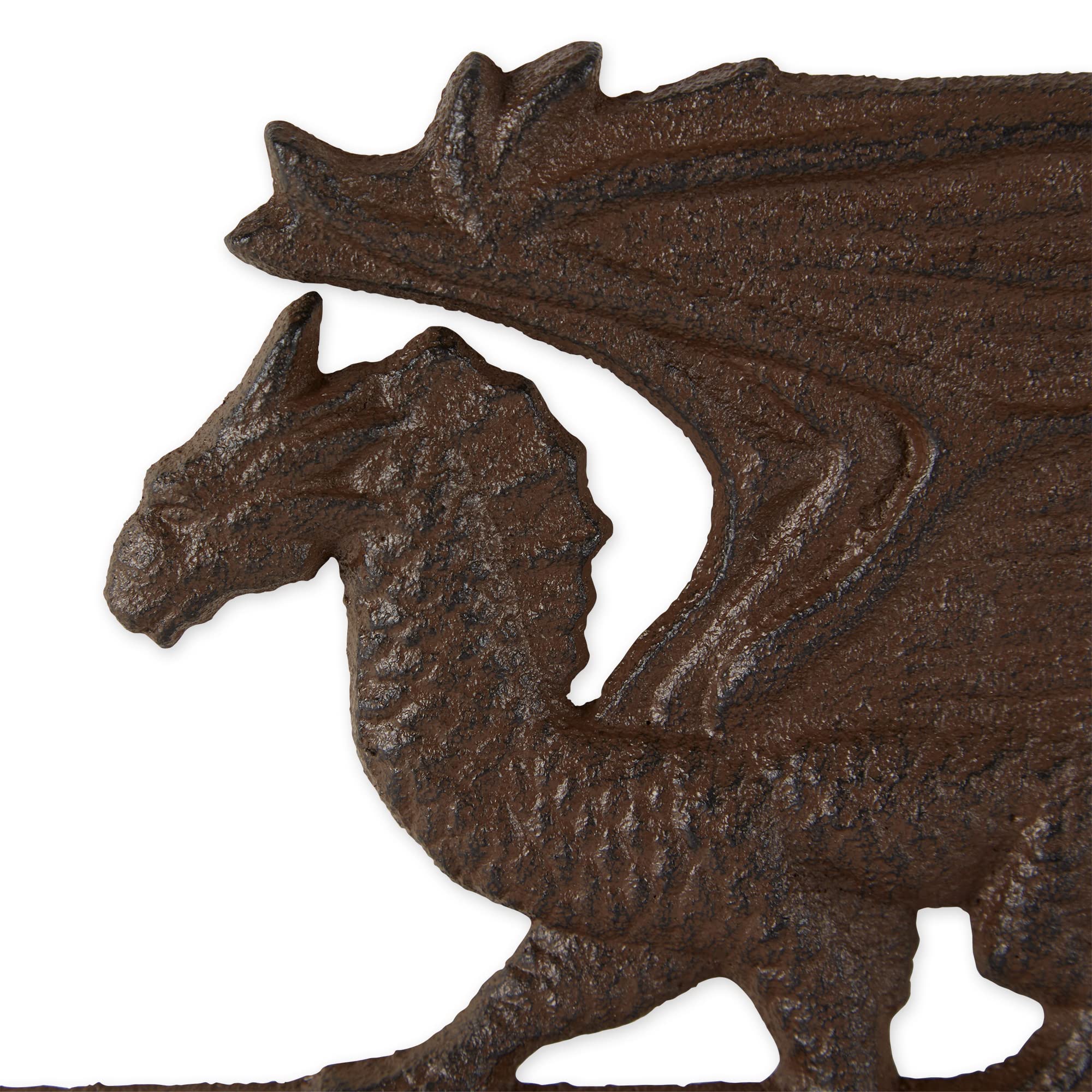 DII Decorative Cast Iron Wall Hook Collection - Dragon Design for Hanging Coats, Hats & Keys - Perfect for Entryway, Living Room & Bedroom Organization
