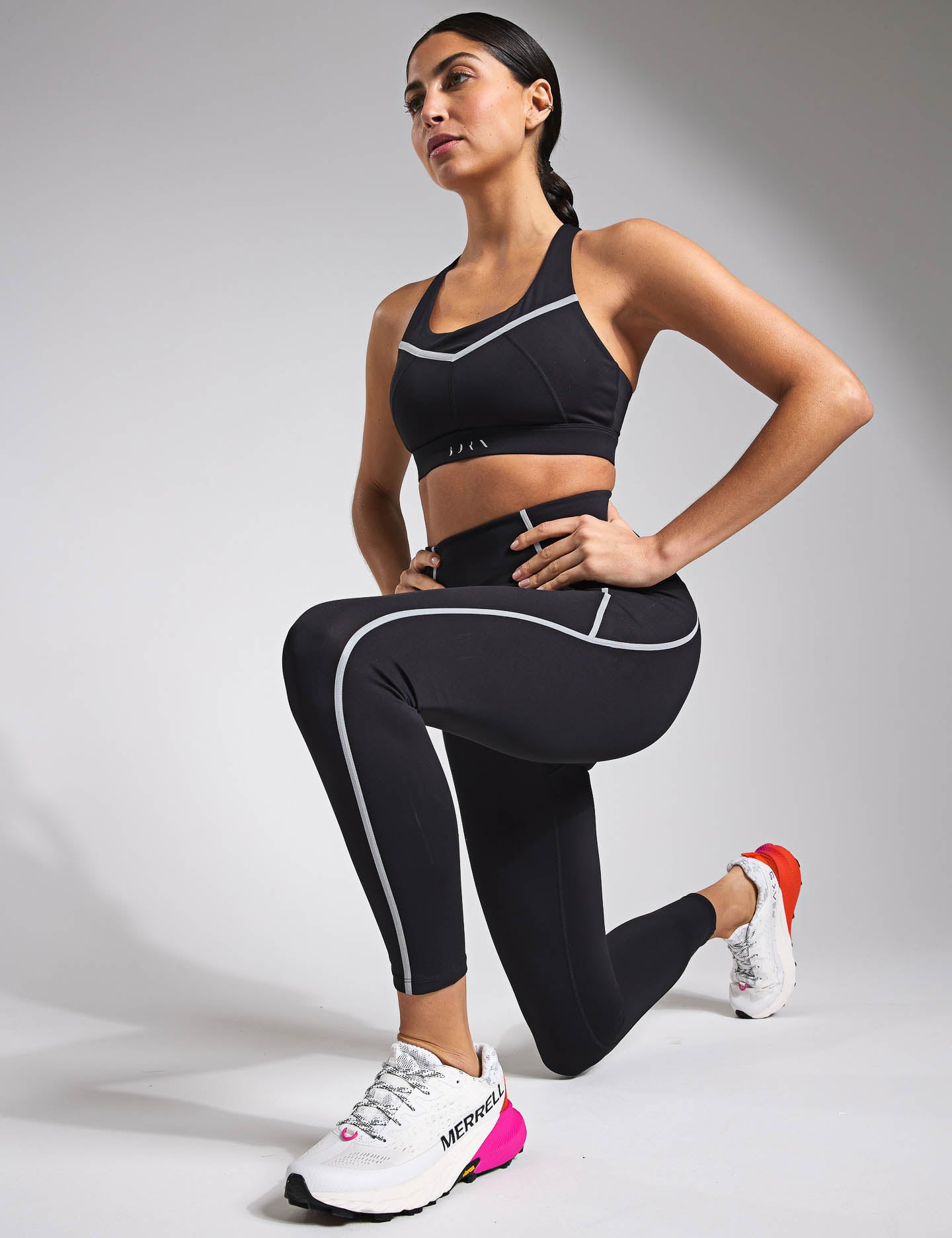 Luna High Waist Yoga Leggings for Women - Black - Comfortable & Stretchy Workout Pants for Yoga, Running, Gym & Lounge Wear