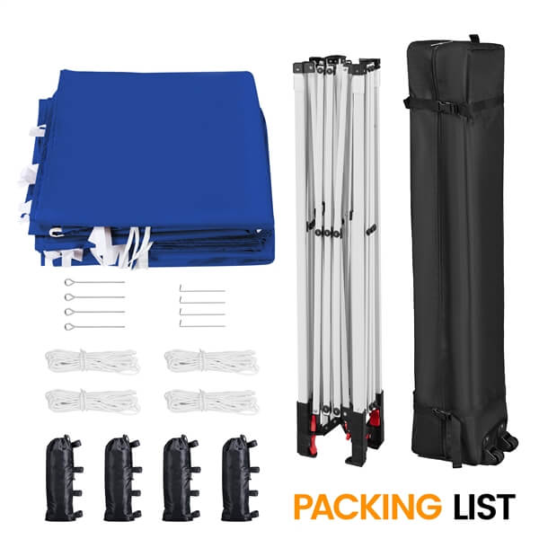 Yaheetech 8x8 Pop Up Canopy Tent with 4 Removable Sidewalls - Instant Outdoor Shelter for Camping, Beach, Picnic, and Backyard Parties