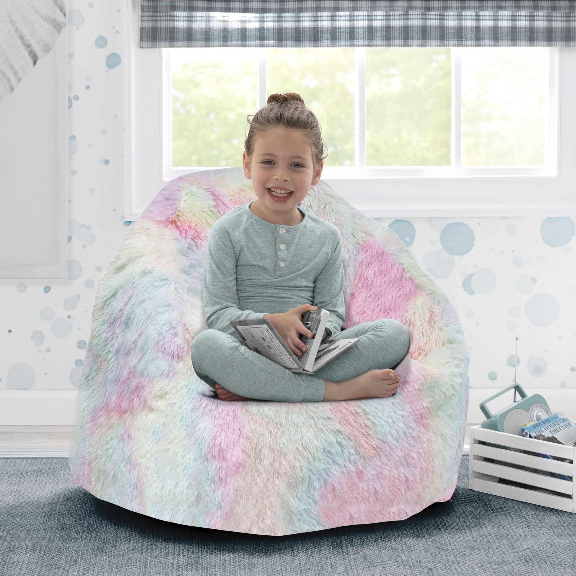 Cozy Toddler Snuggle Chair for Kids - Soft Plush Mini Armchair with Washable Cover - Perfect for Reading Nook, Playroom & Bedroom Relaxation