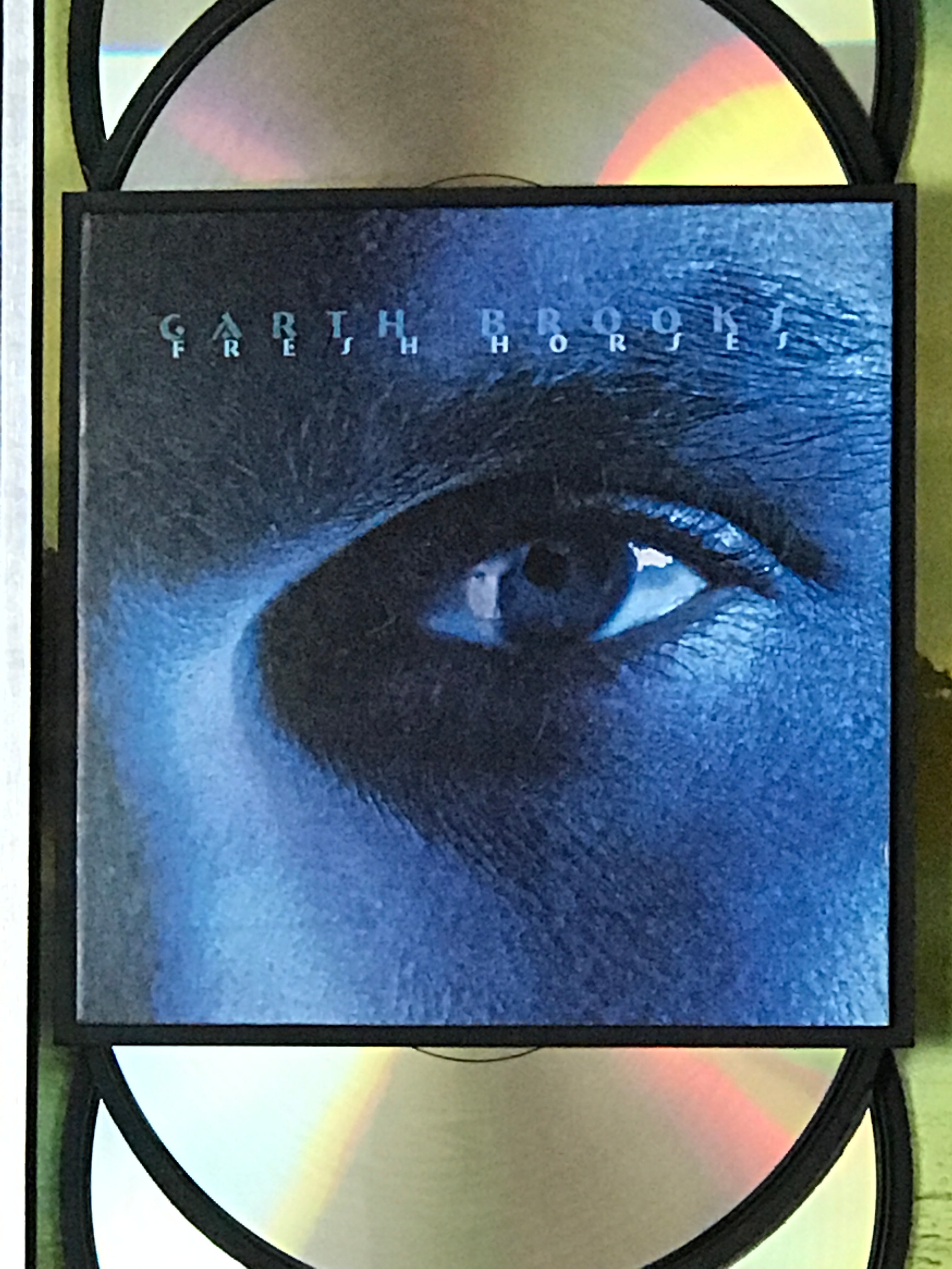 Garth Brooks Fresh Horses 4x Platinum Album Award - Certified RIAA Multi-Platinum Record - Perfect for Country Music Fans & Collectors